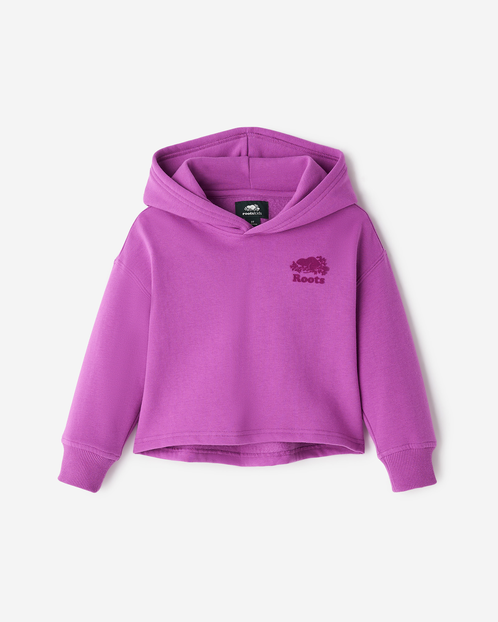 Toddler Girls Cozy Cooper Shortened Hoodie - Hyacinth Violet