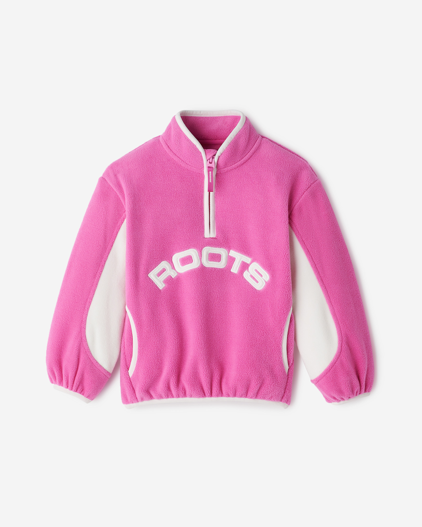 Toddler Active Microfleece Quarter Zip - Ultra Pink