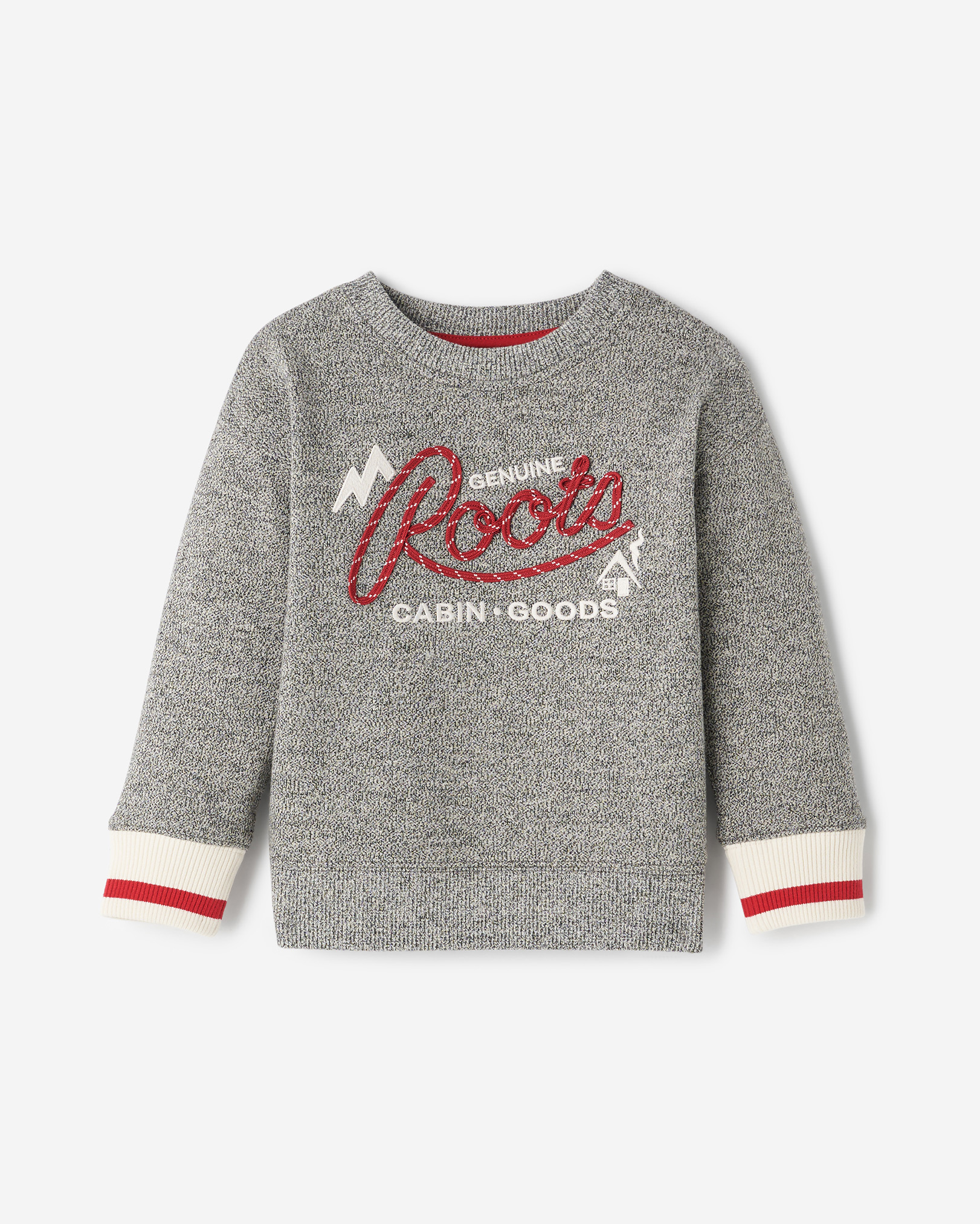 Toddler Cabin Rope Applique Crew Sweatshirt