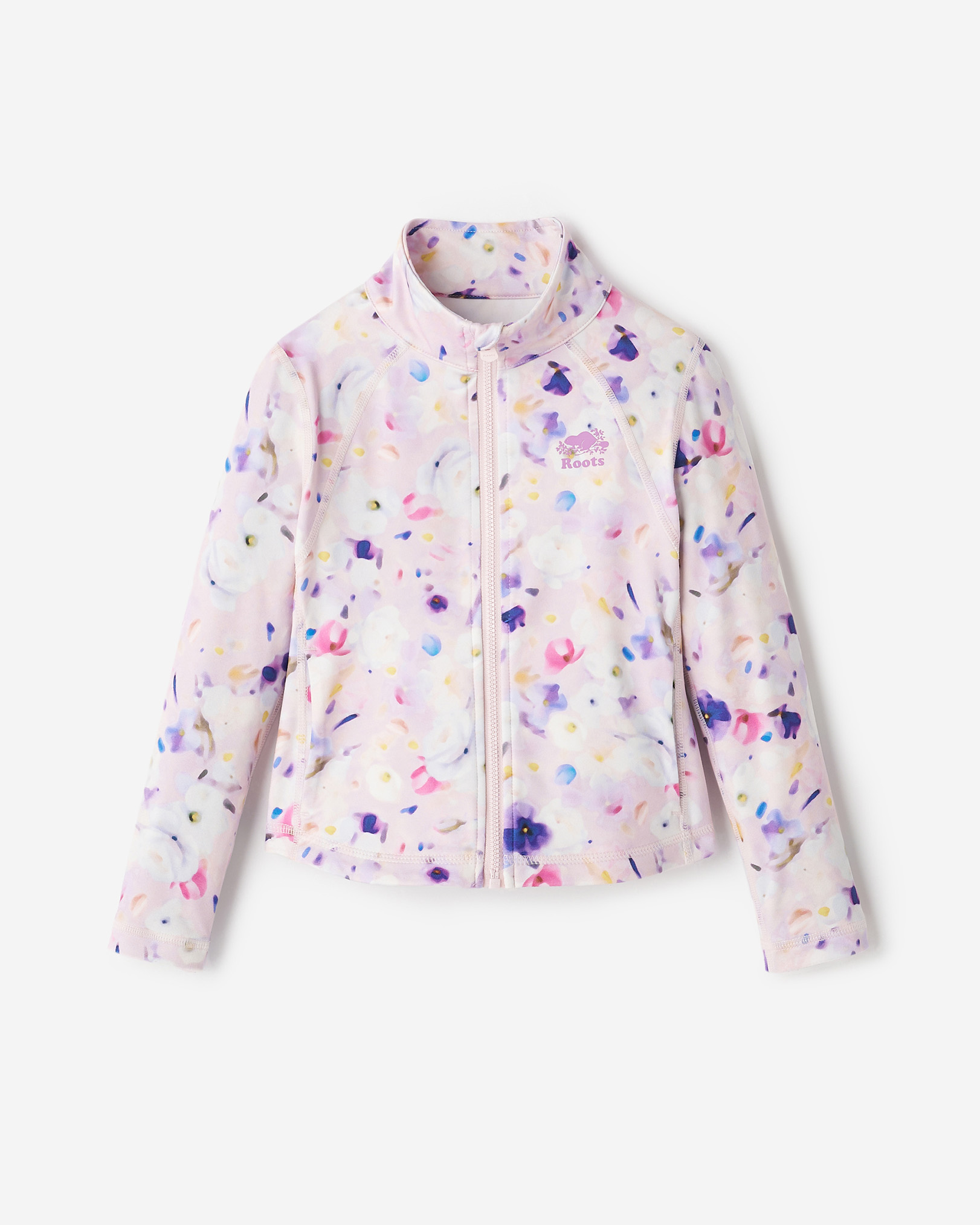 Toddler Girls Active Fitted Track Jacket - Multi