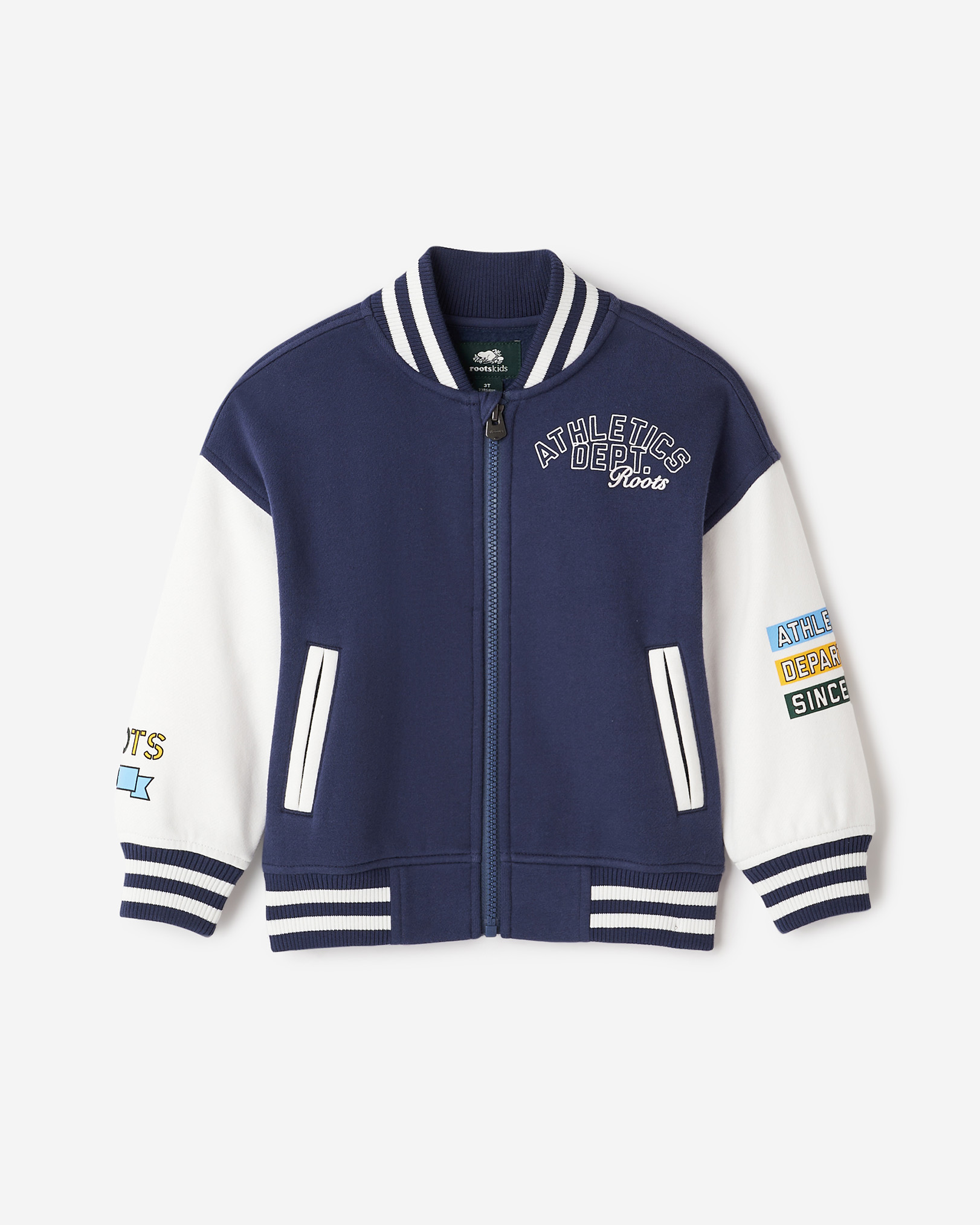 Toddler Athletics Department Varsity Jacket - Nightfall Blue