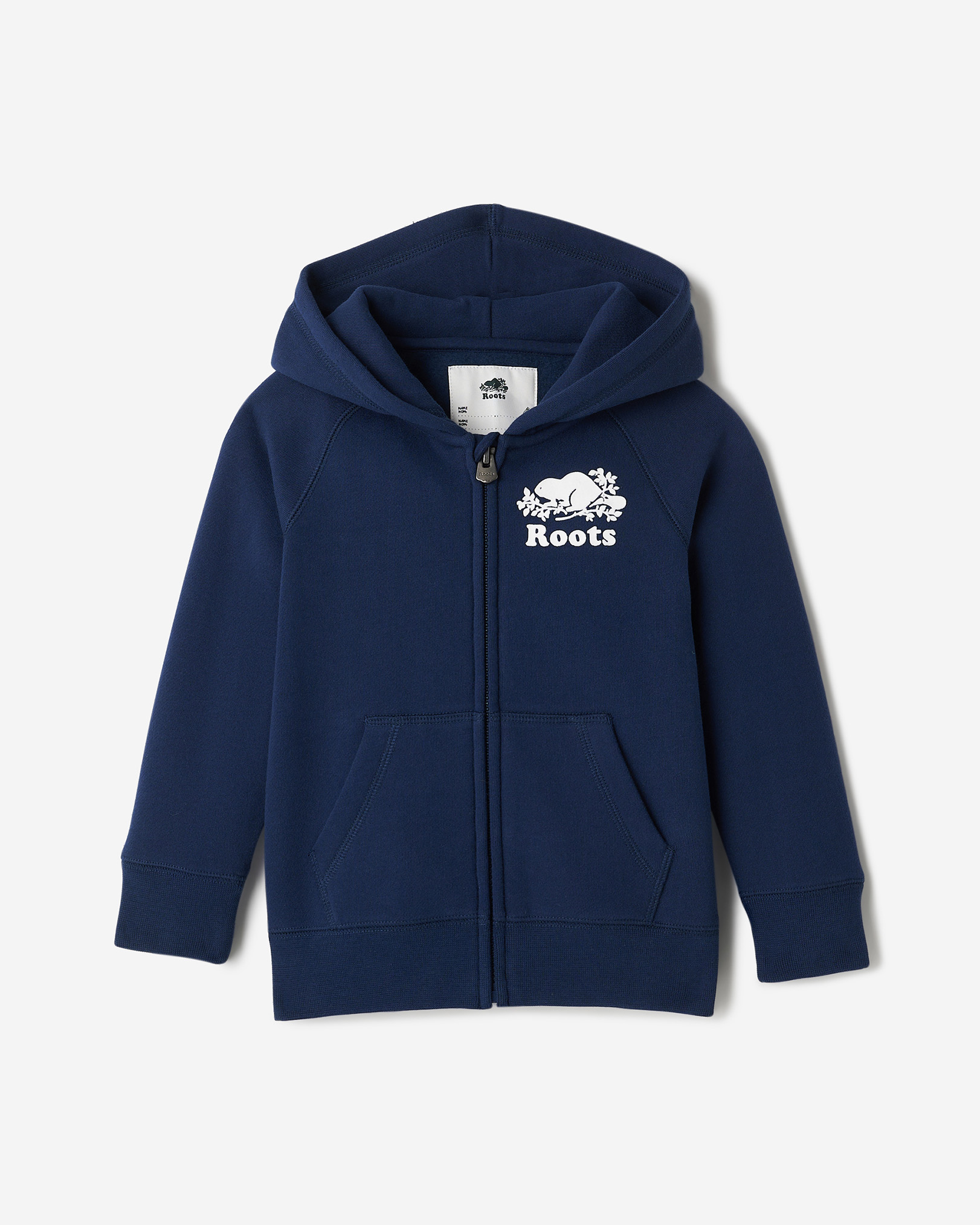 Toddler Organic Original Full Zip Hoodie - True Navy Toddler Organic Original Full Zip Hoodie - True Navy