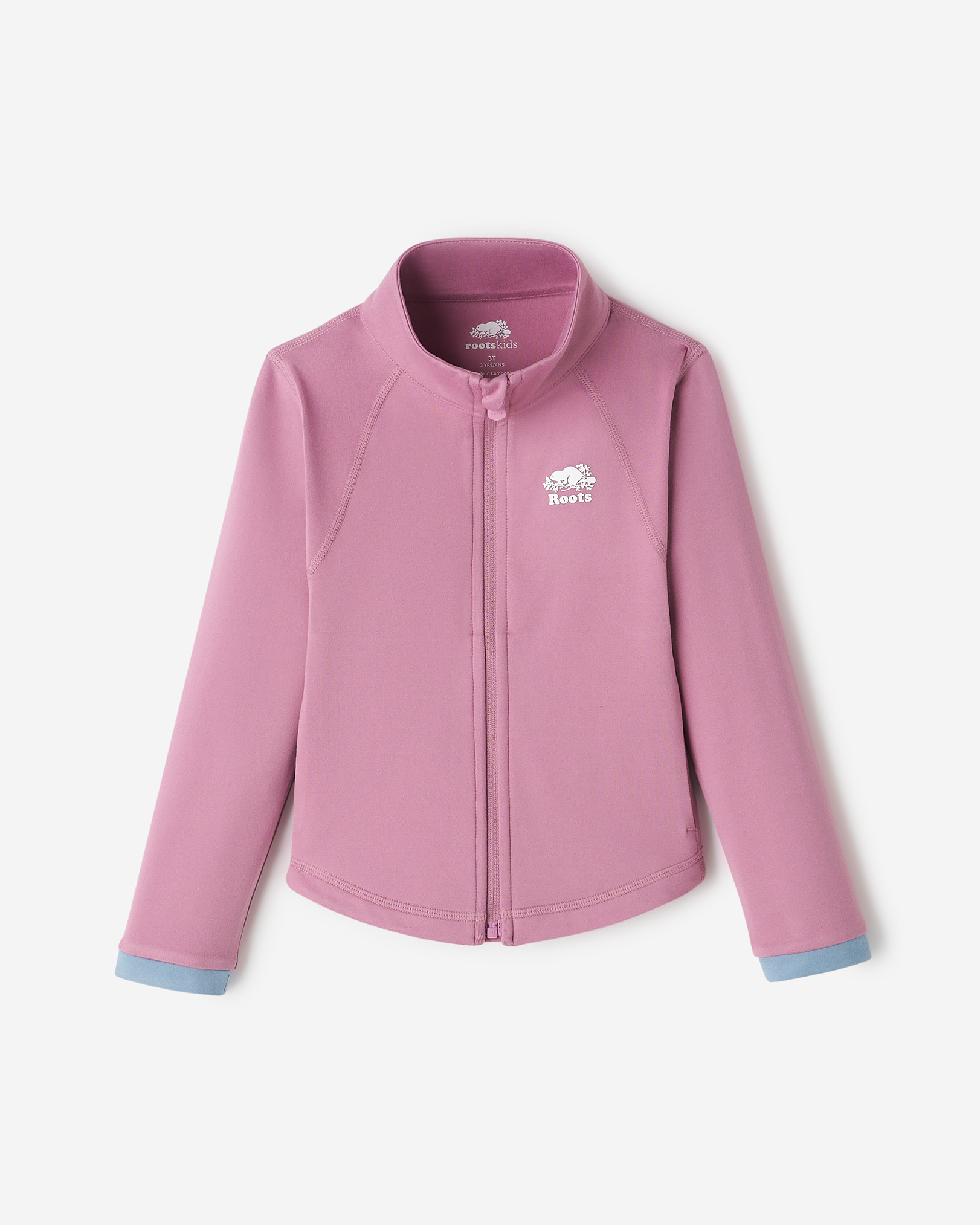 Toddler Girls Active Fitted Track Jacket Toddler Girls Active Fitted Track Jacket