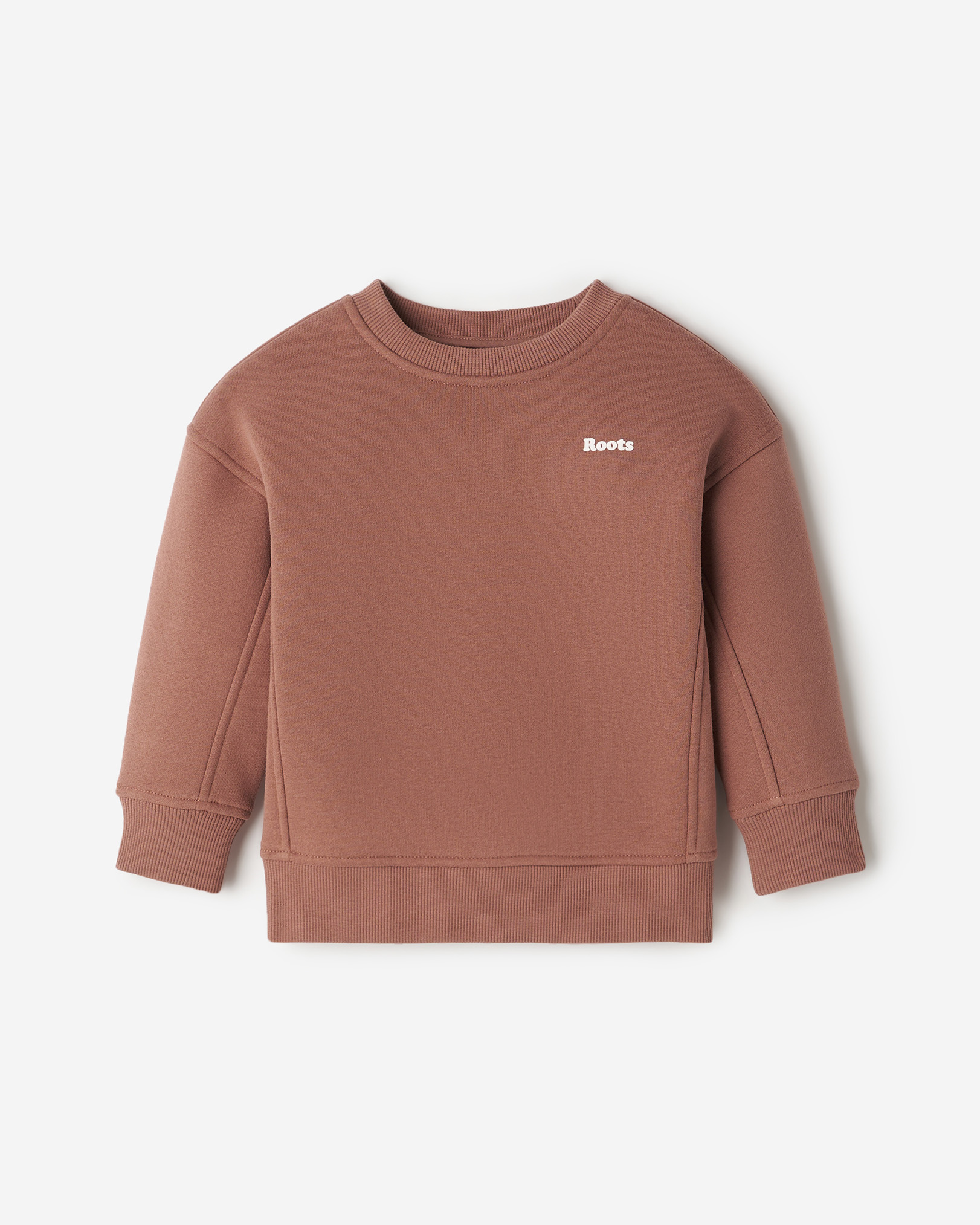Toddler Cloud Crew Sweatshirt - Brick Brown Toddler Cloud Crew Sweatshirt - Brick Brown
