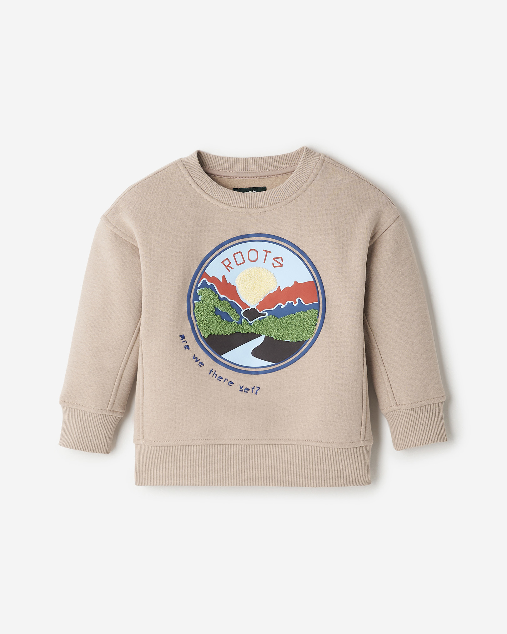 Toddler Skyline Relaxed Crew Sweatshirt - Simply Taupe