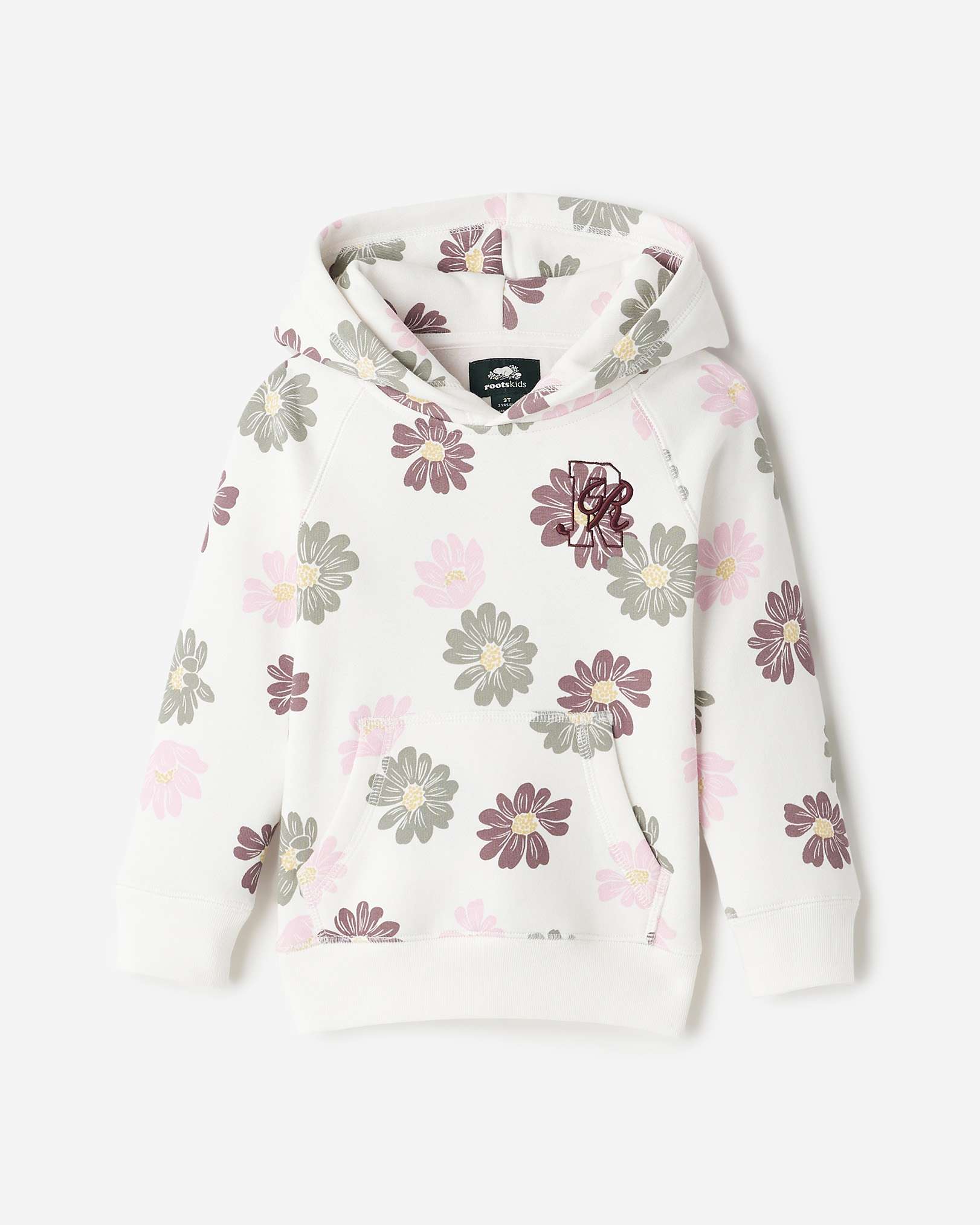 Toddler Roots Academy Floral Hoodie - Floral Aop Toddler Roots Academy Floral Hoodie - Floral Aop