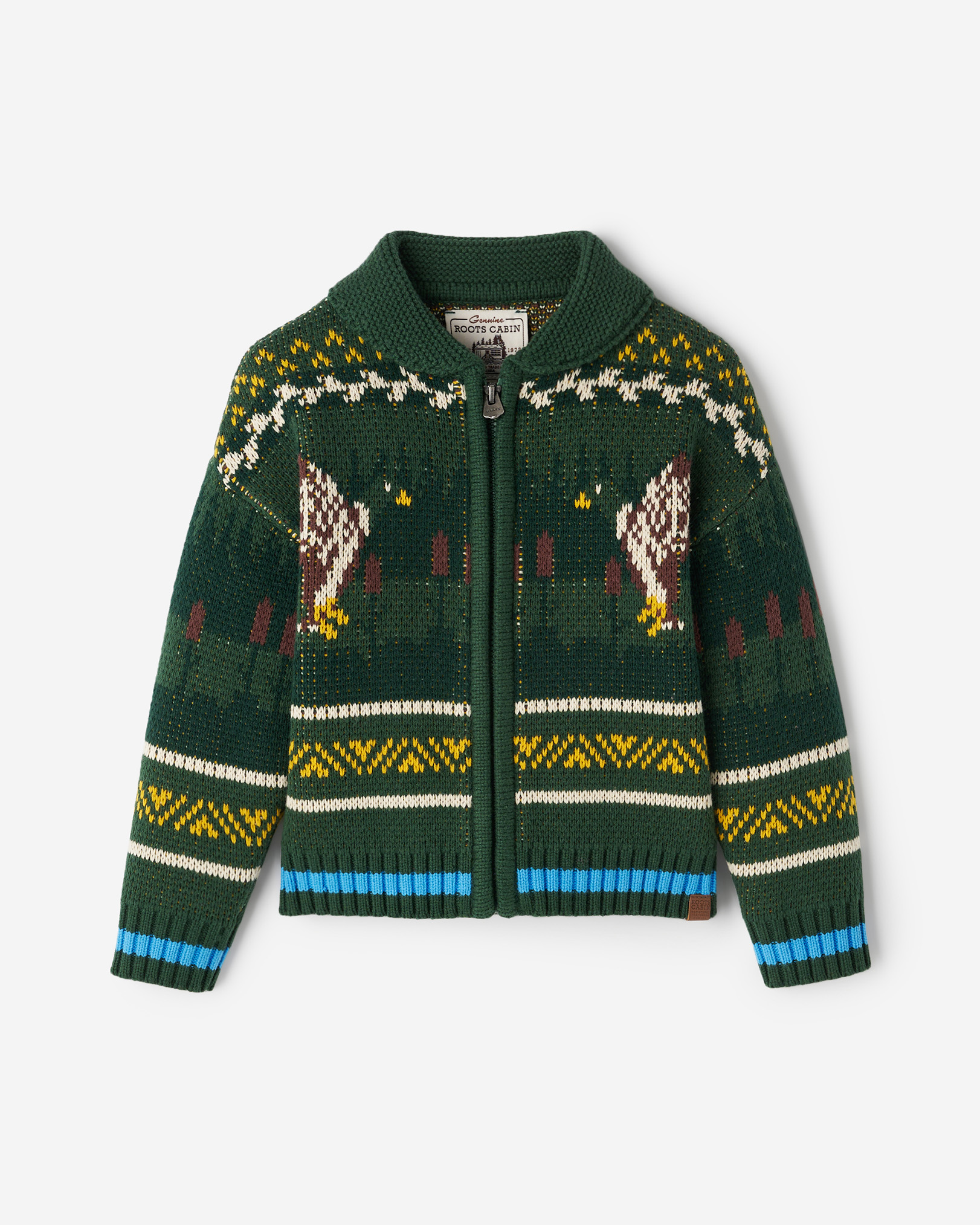 Toddler Cabin Shawl Fair Isle Cardigan Toddler Cabin Shawl Fair Isle Cardigan