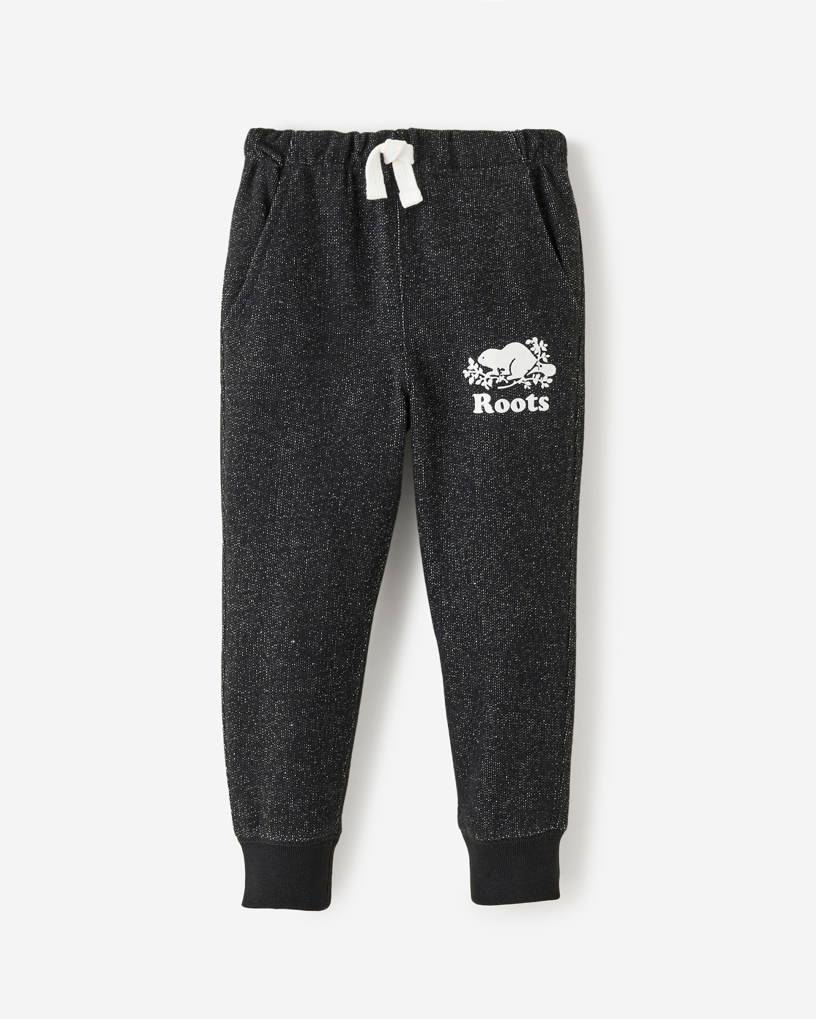 Toddler Boys Organic Park Slim Sweatpant - Black Pepper