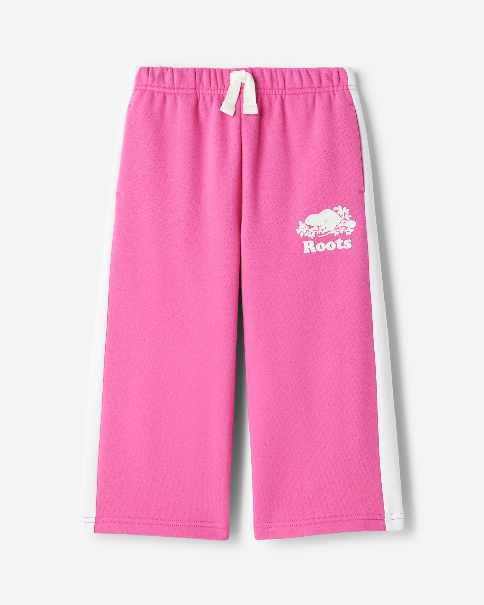 Toddler Organic Cooper Colour Block Track Pant - Magenta Glow Toddler Organic Cooper Colour Block Track Pant - Magenta Glow