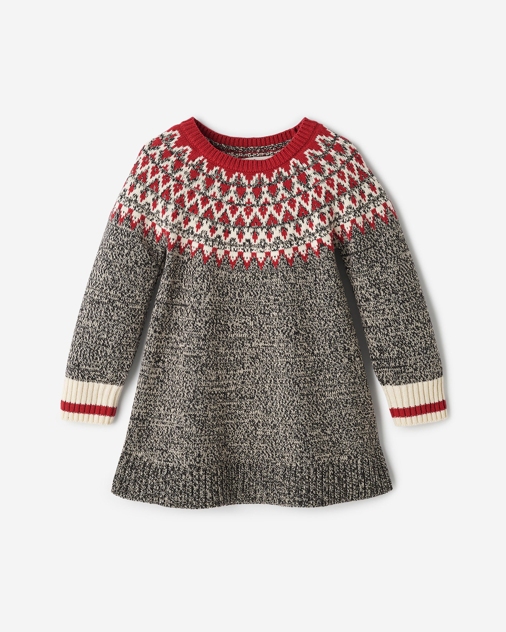 Toddler Girls Cabin Fair Isle Sweater Dress