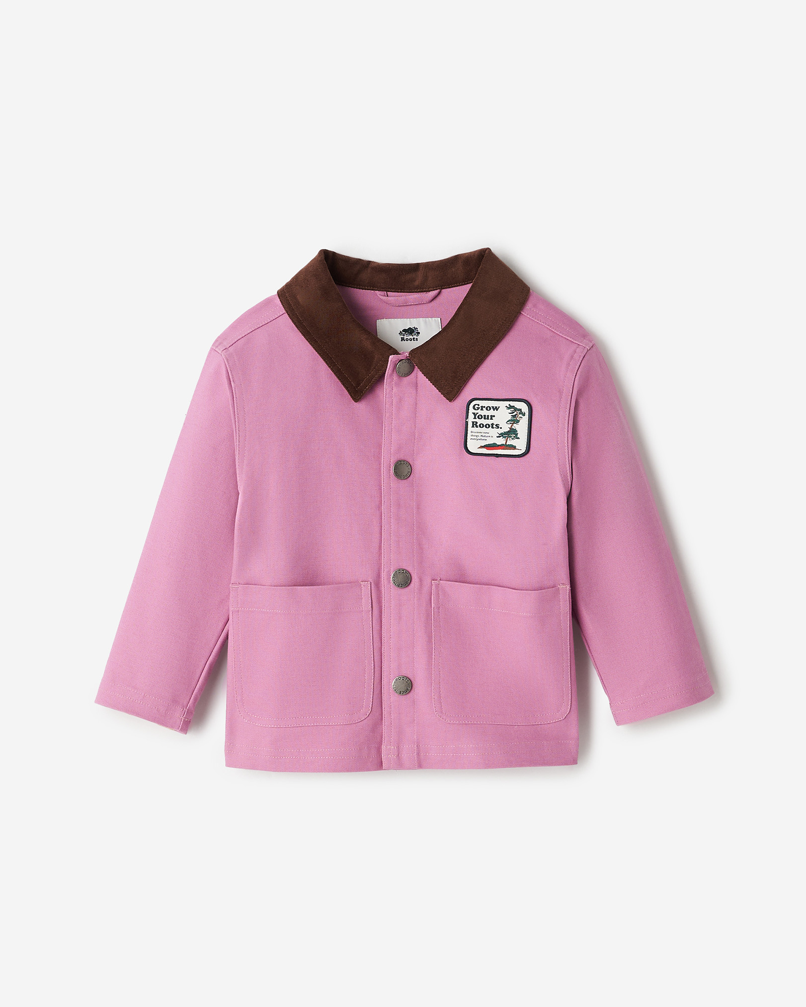 Toddler Roots Academy Chore Jacket - Dusky Plum Toddler Roots Academy Chore Jacket - Dusky Plum