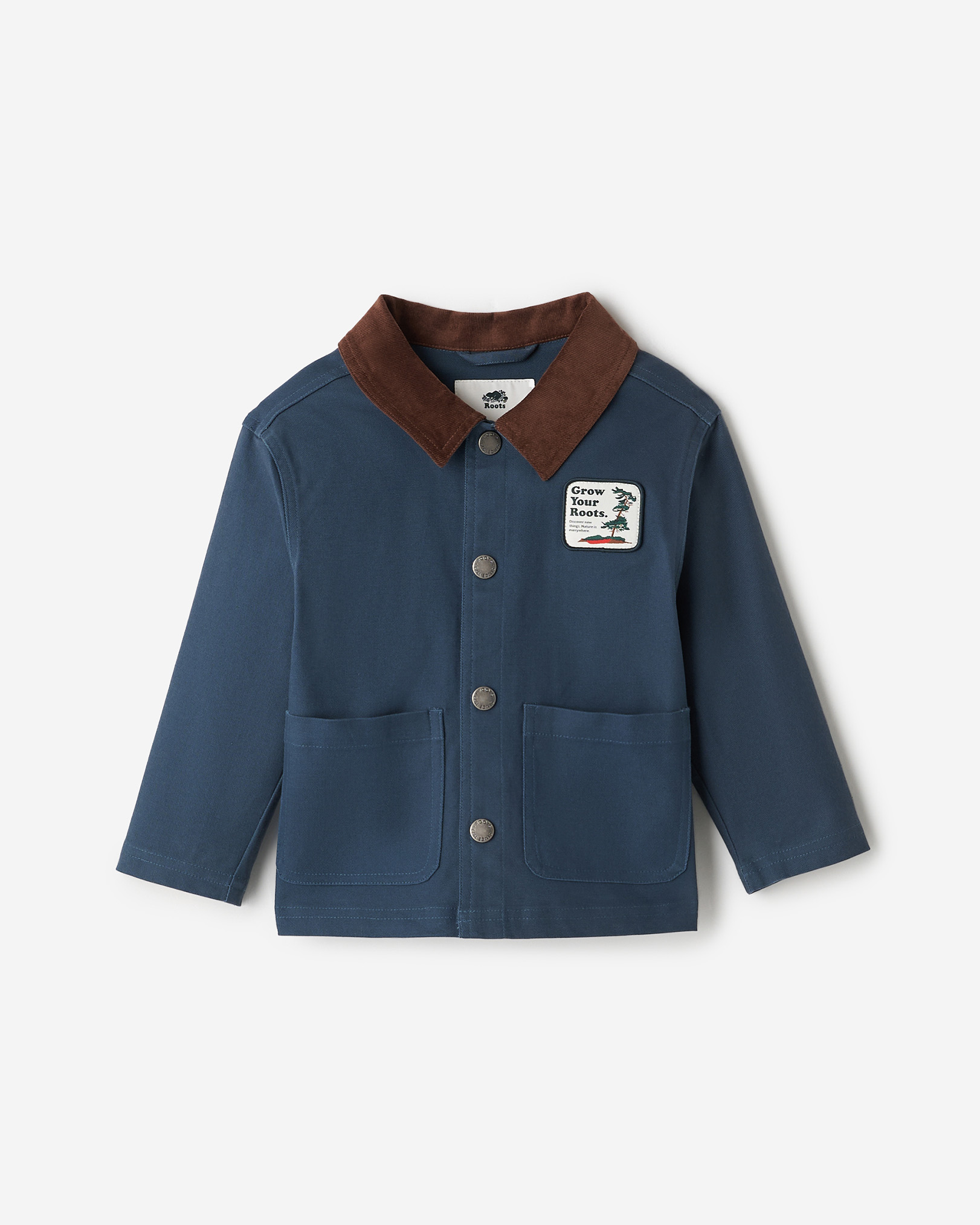 Toddler Roots Academy Chore Jacket - Night Sky Blue Toddler Roots Academy Chore Jacket - Night Sky Blue