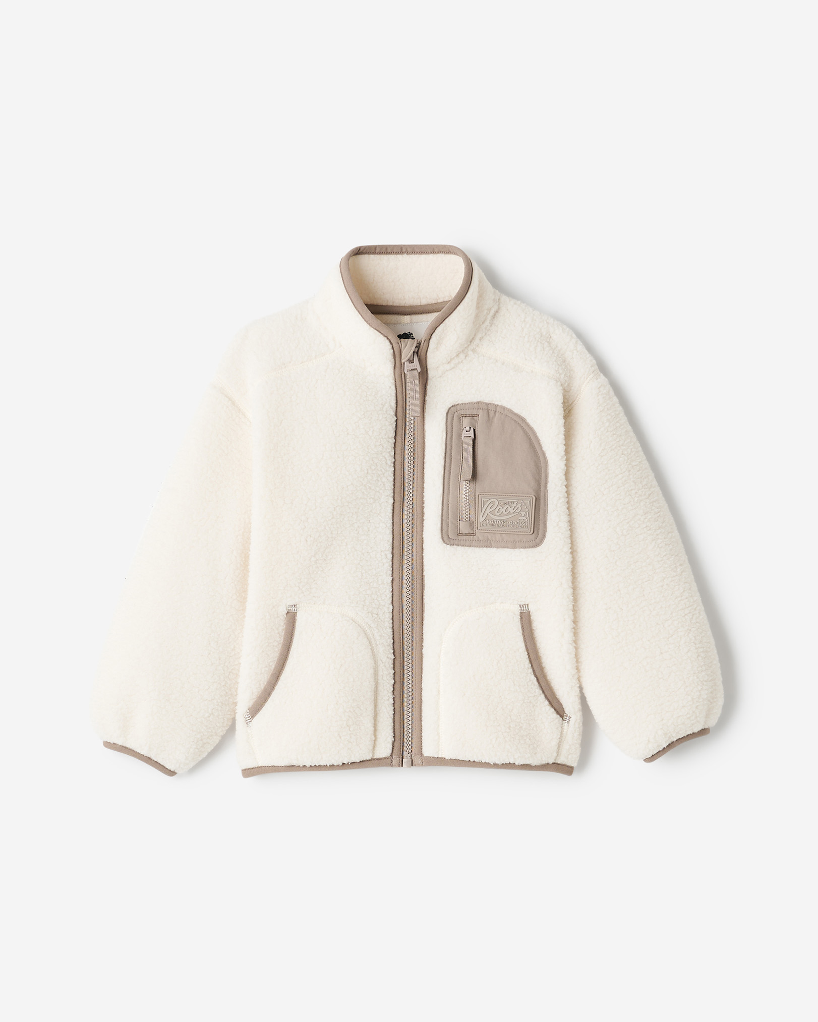Toddler Alta Shearling Fleece Jacket - Egret Toddler Alta Shearling Fleece Jacket - Egret