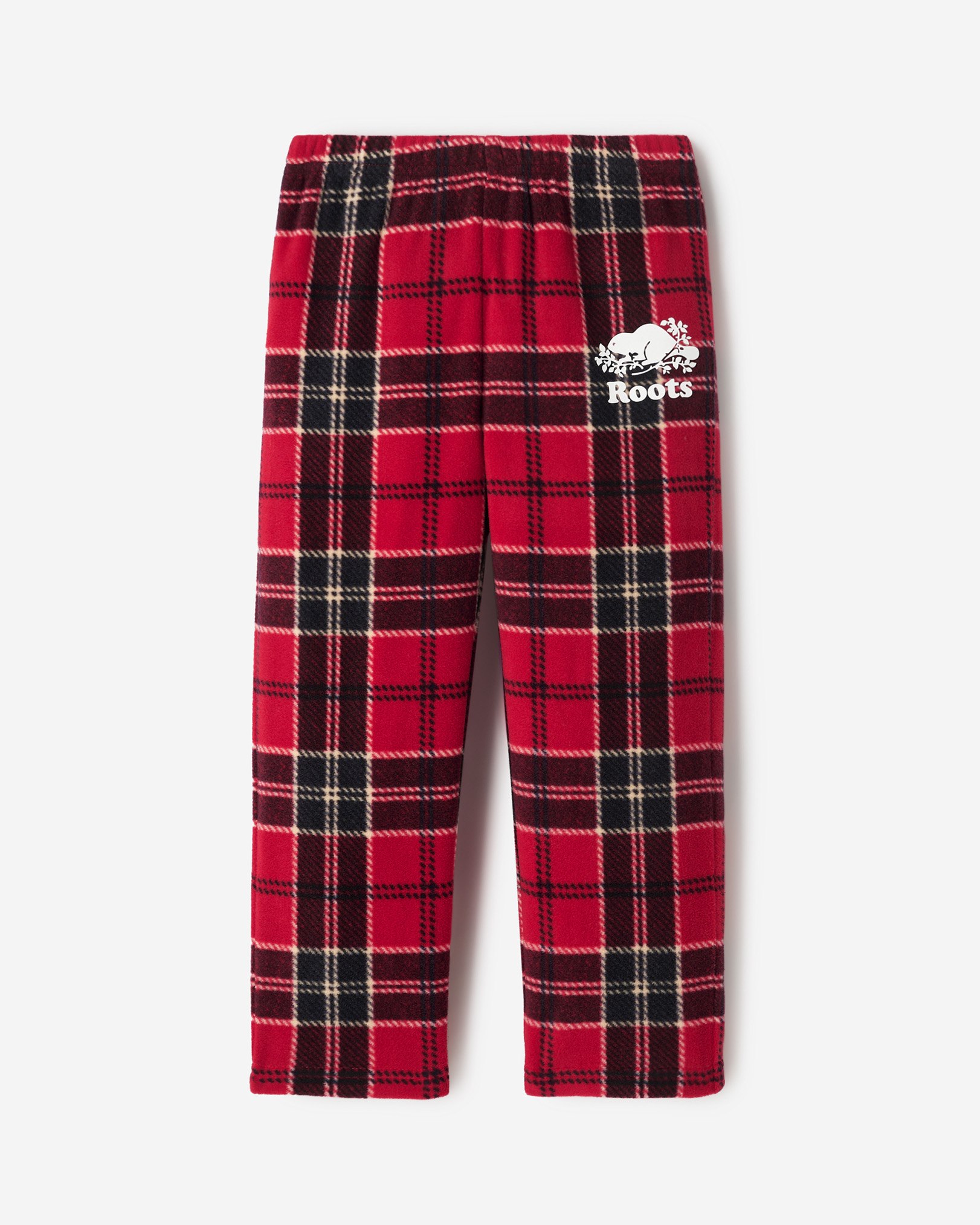 Toddler Microfleece Pajama Pant - Cabin Red Smoke Lake