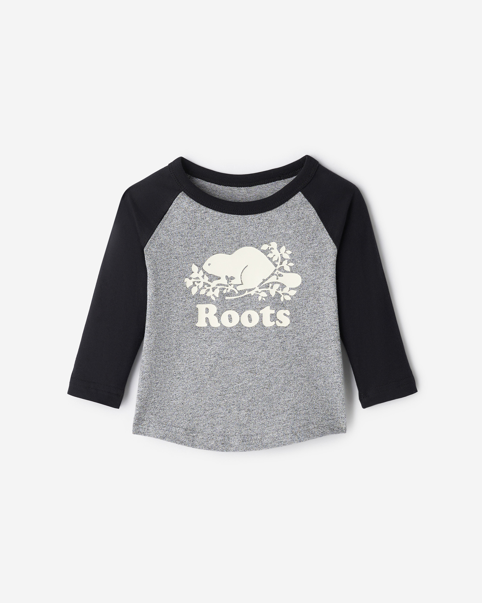 T-shirt style baseball Cooper en coton bio pour bébés T-shirt style baseball Cooper en coton bio pour bébés
