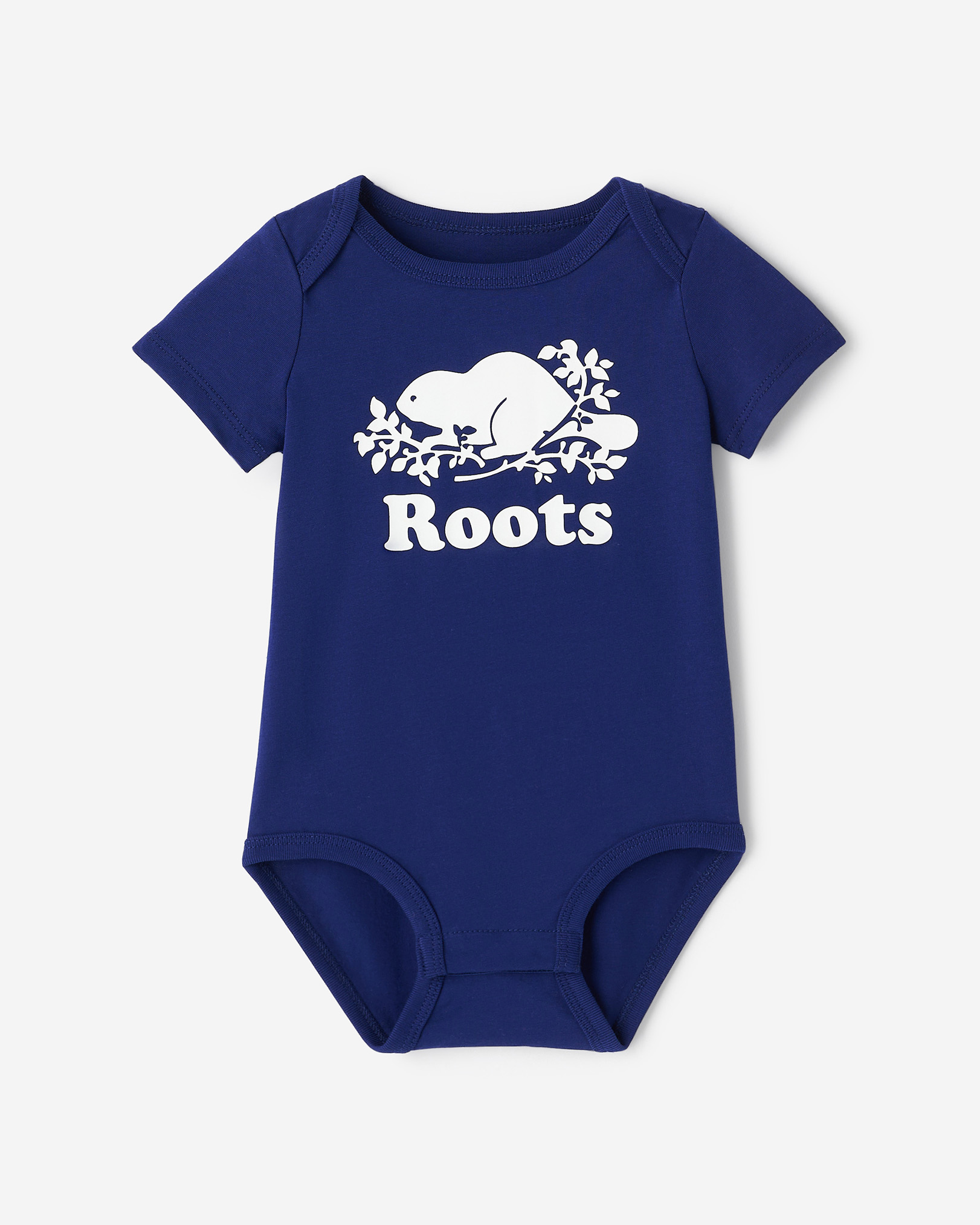 Baby Organic Original Cooper Beaver Bodysuit - Beacon Blue