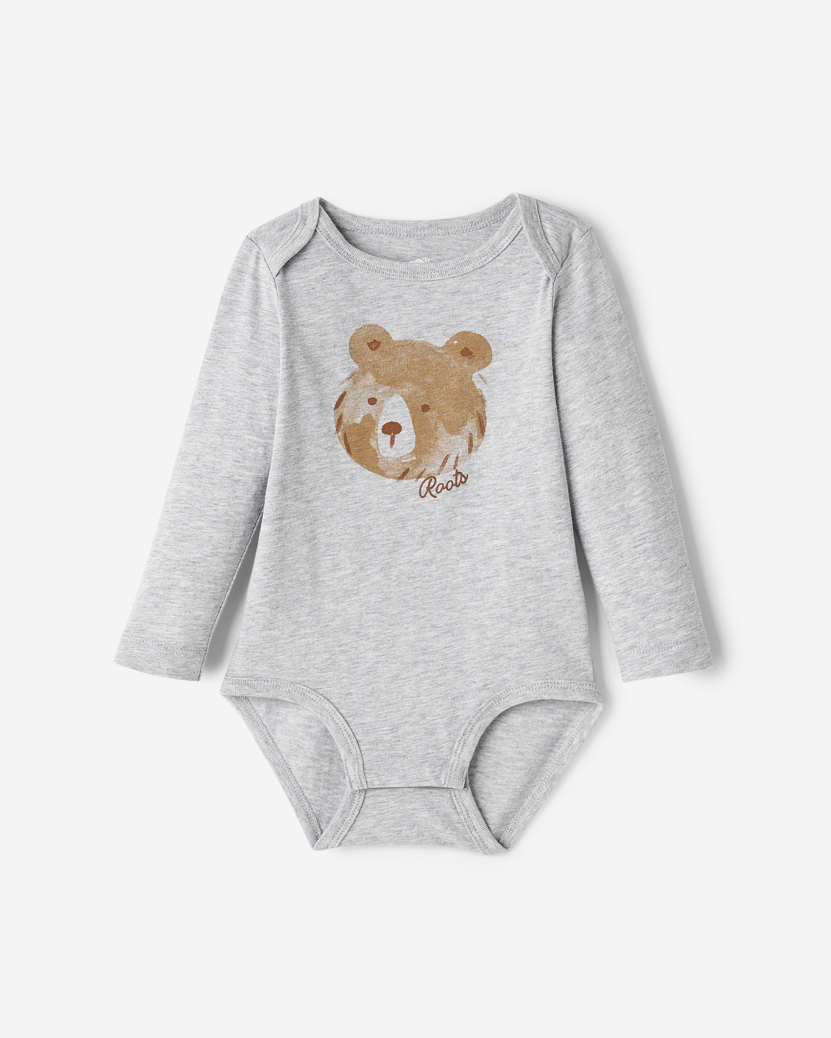 Baby Bear Bodysuit - Heather Grey Baby Bear Bodysuit - Heather Grey