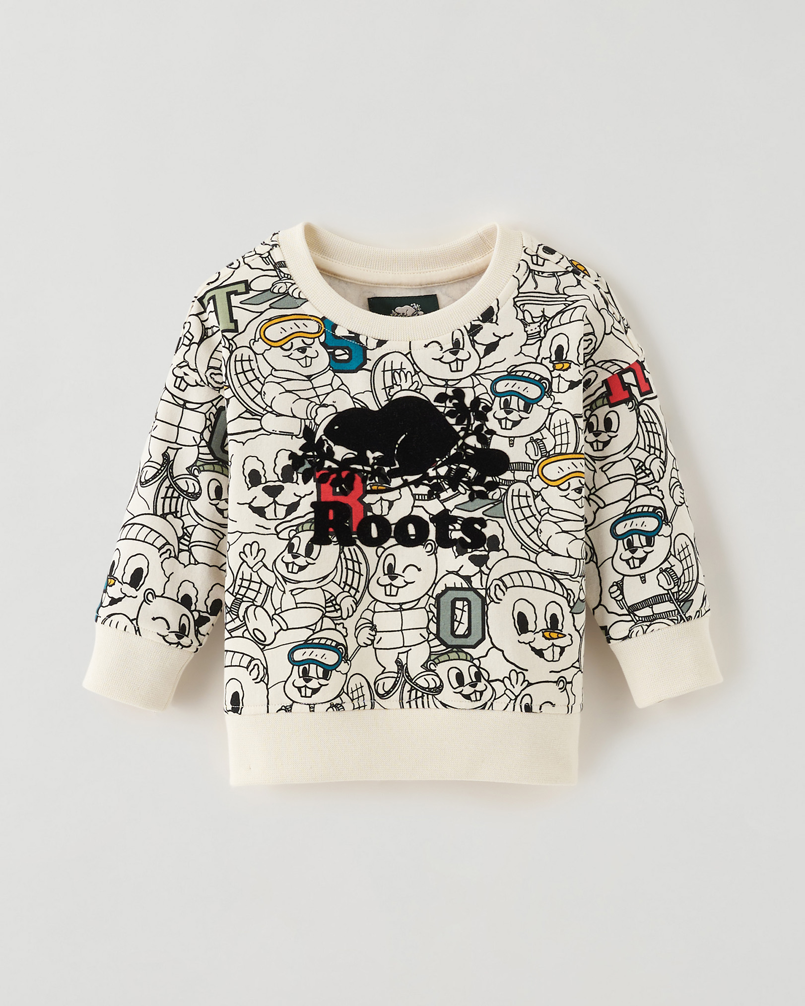 Baby Where's Buddy Crew Sweatshirt - Eggnog Baby Where's Buddy Crew Sweatshirt - Eggnog
