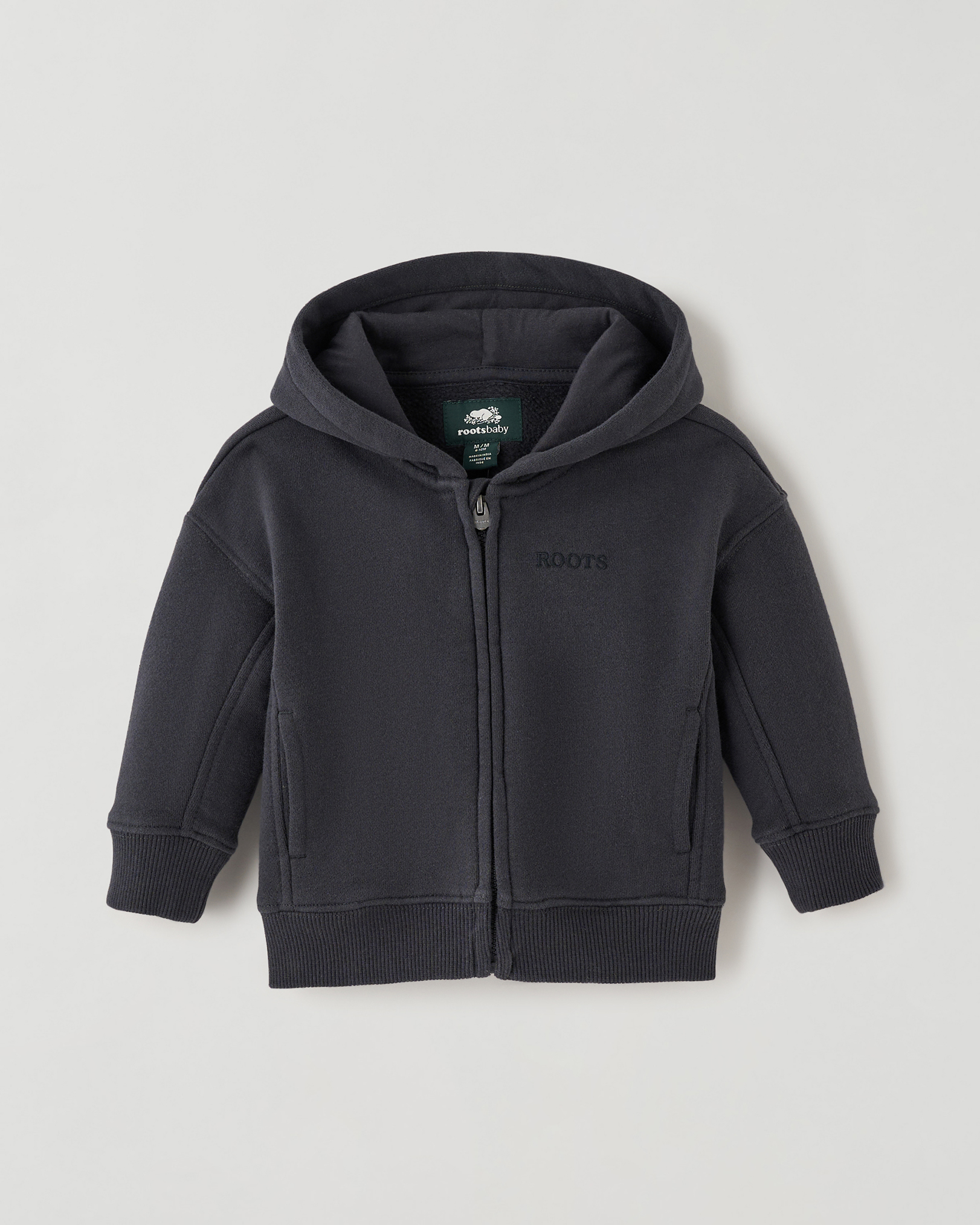 Baby One Full Zip Hoodie - Graphite