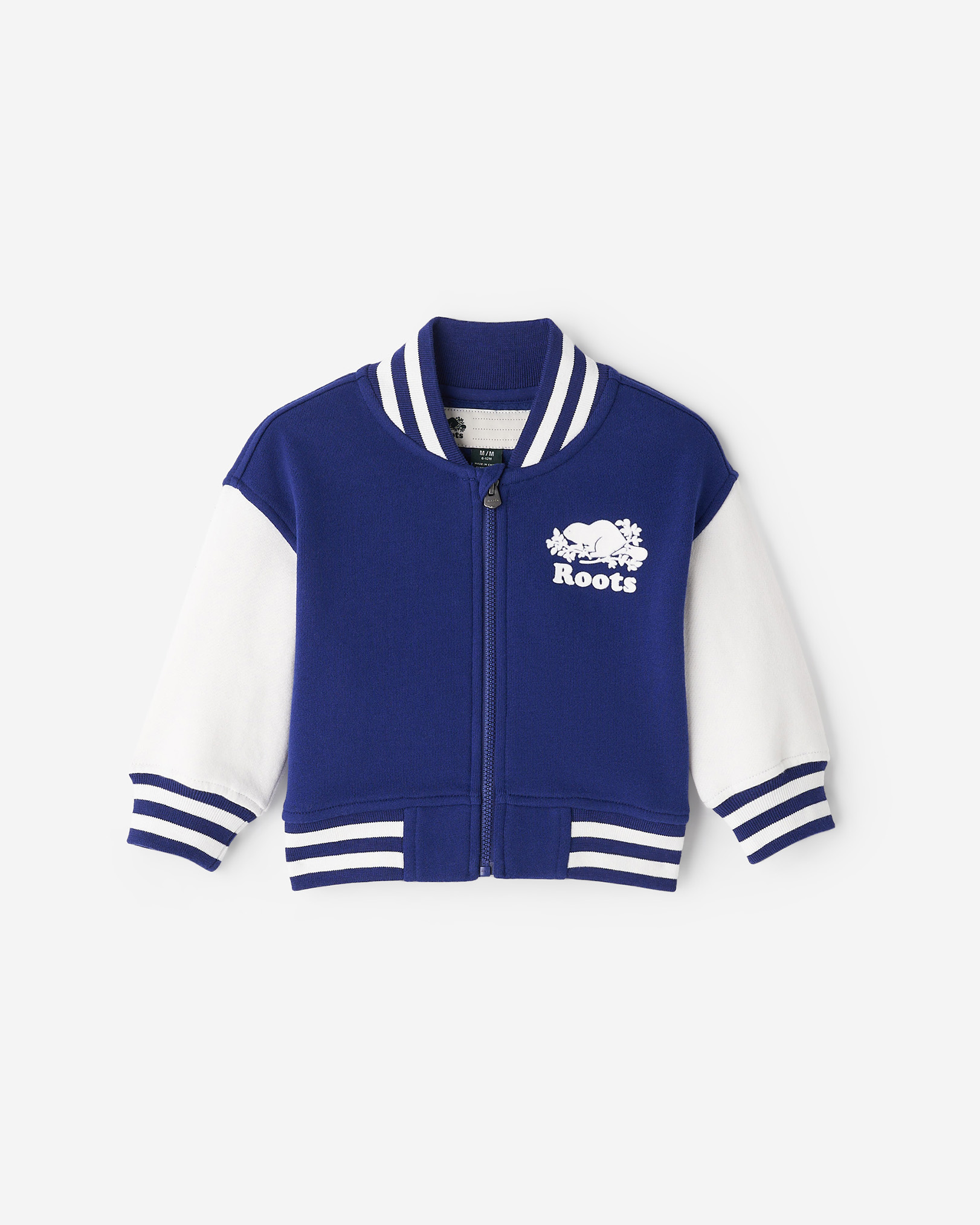 Baby Varsity Jacket - Beacon Blue