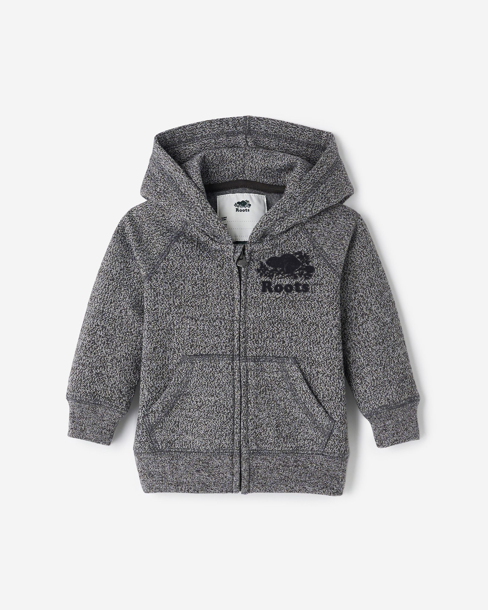 Baby Organic Original Full Zip Hoodie - Charcoal Pepper Baby Organic Original Full Zip Hoodie - Charcoal Pepper