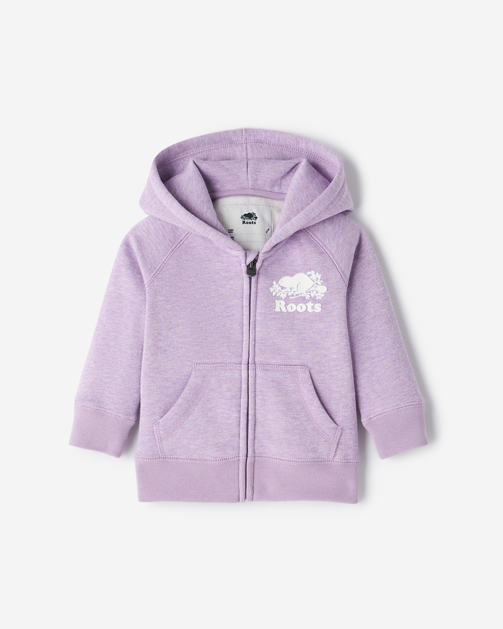 Baby Original Sparkle Full Zip Hoodie - Violet Tulip Mix