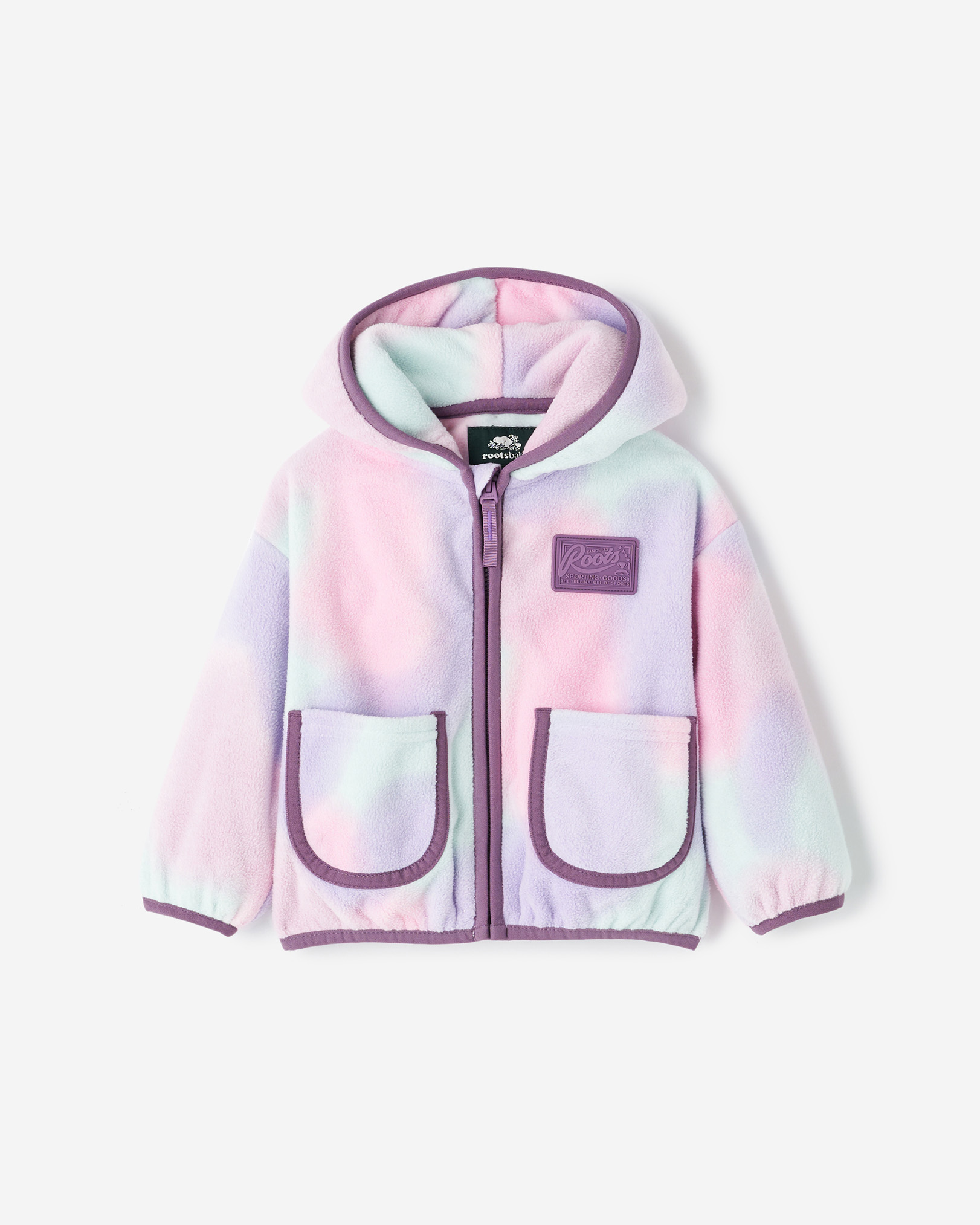 Baby Microfleece Full Zip Hoodie - Multi