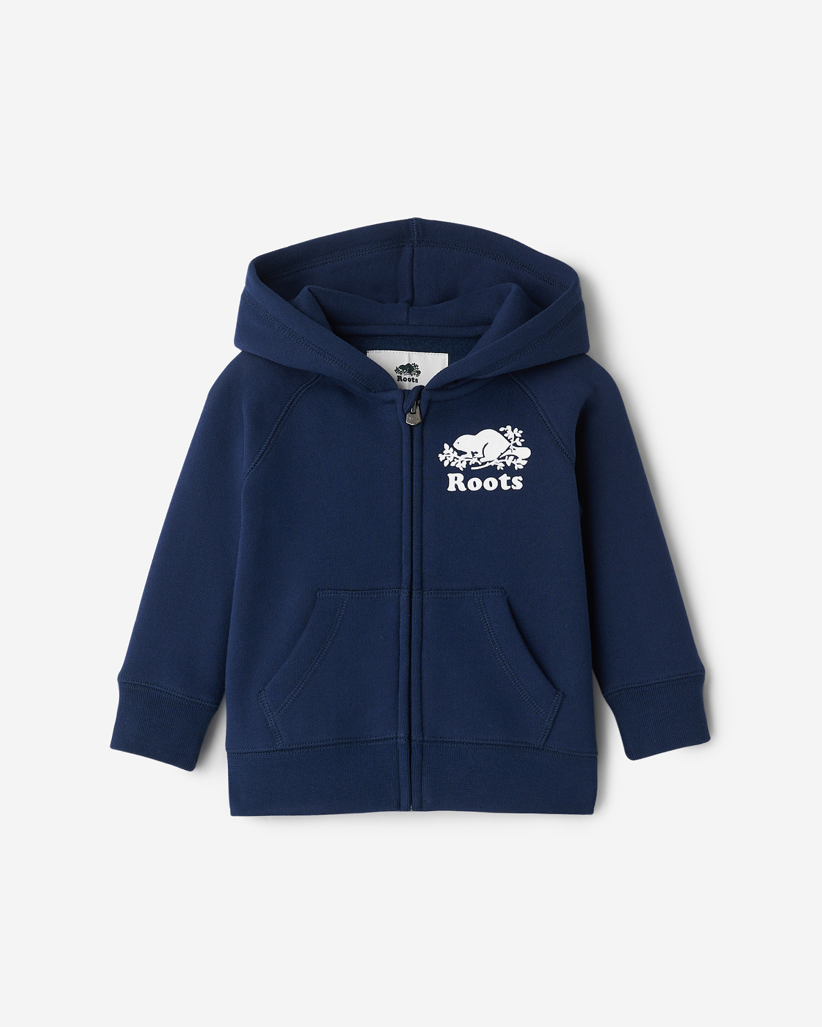 Baby Organic Original Full Zip Hoodie - True Navy Baby Organic Original Full Zip Hoodie - True Navy