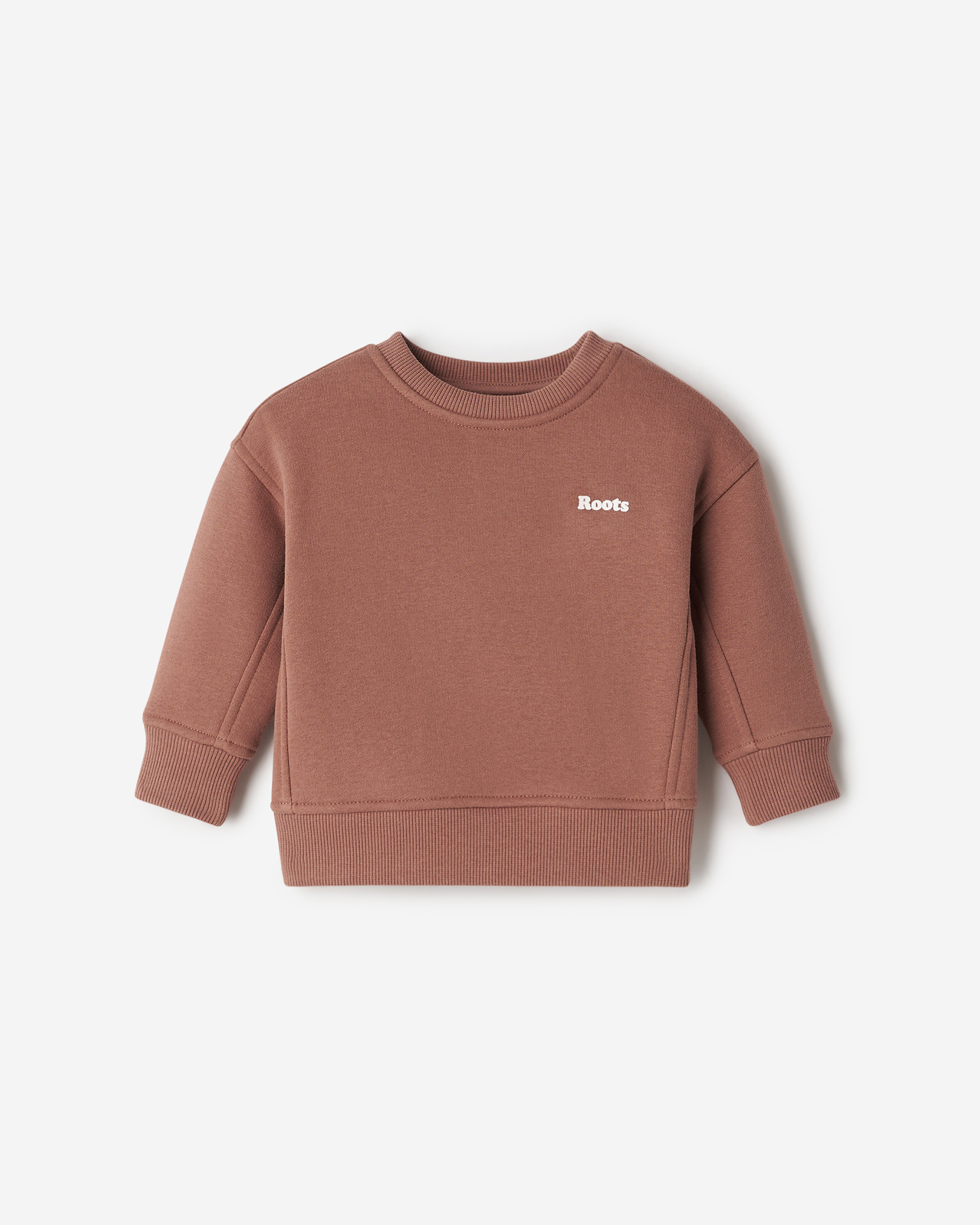 Baby Cloud Crew Sweatshirt - Brick Brown Baby Cloud Crew Sweatshirt - Brick Brown