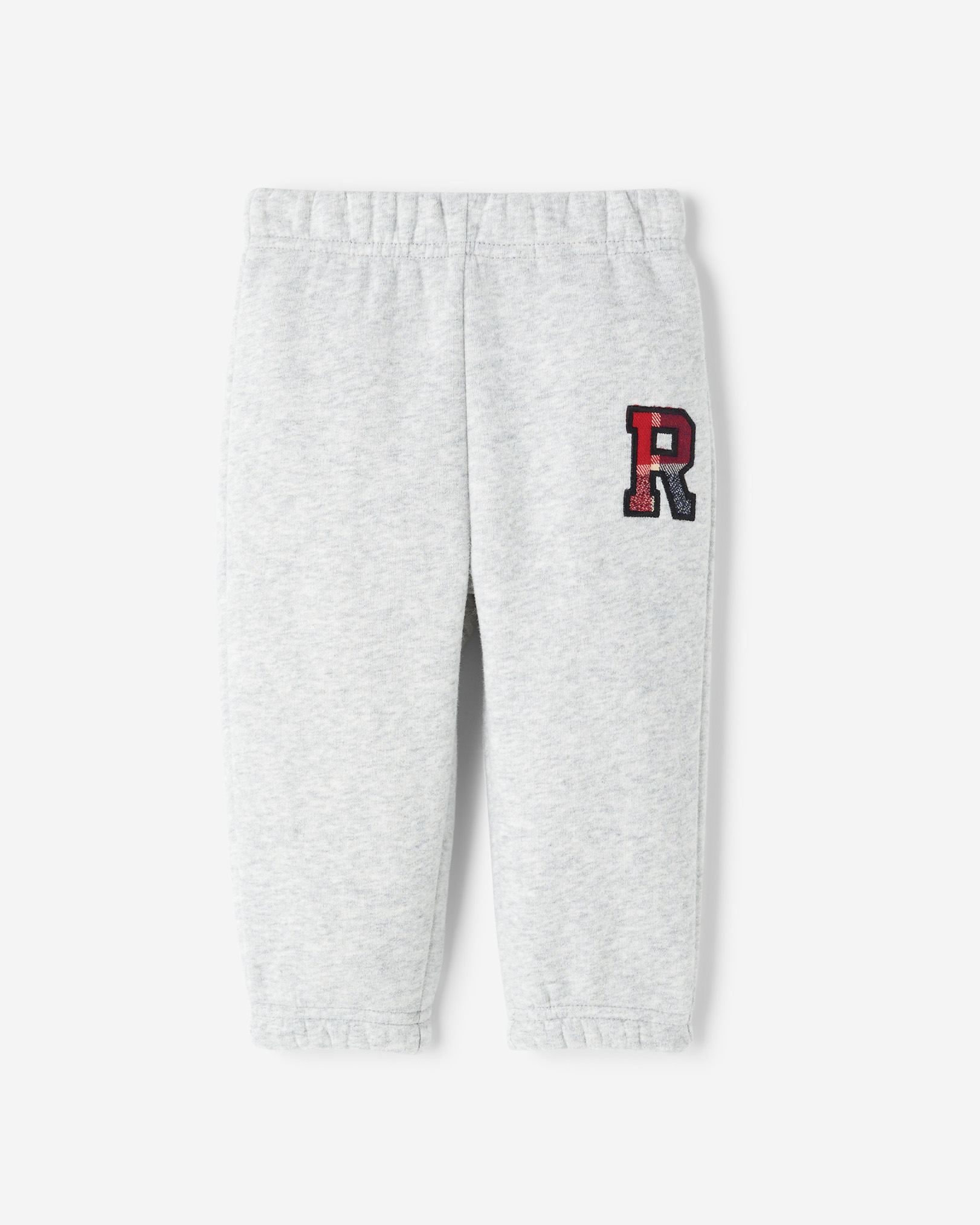 Baby Plaid Applique Sweatpant Baby Plaid Applique Sweatpant