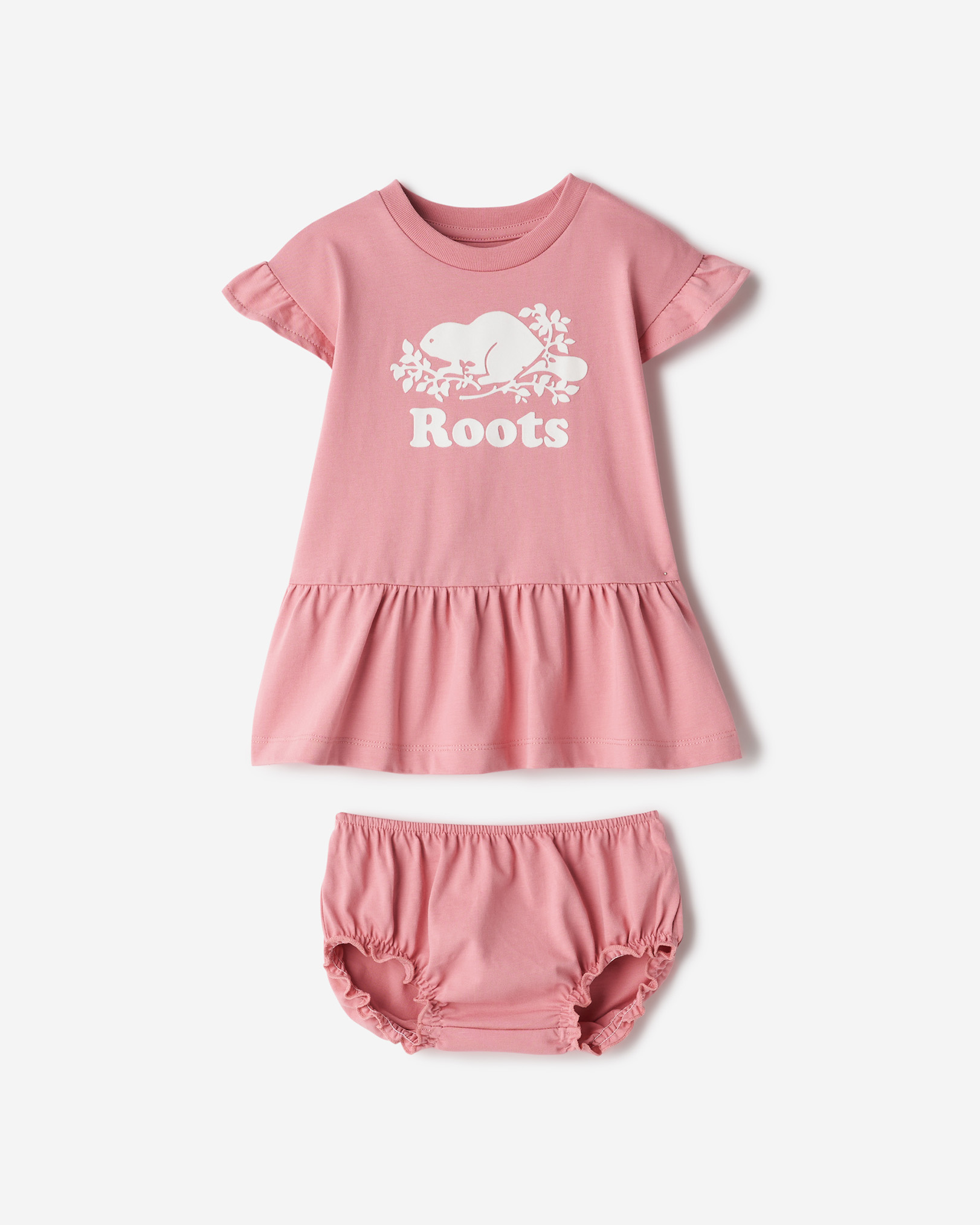 Robe Cooper pour bébés - Abricot Cognac