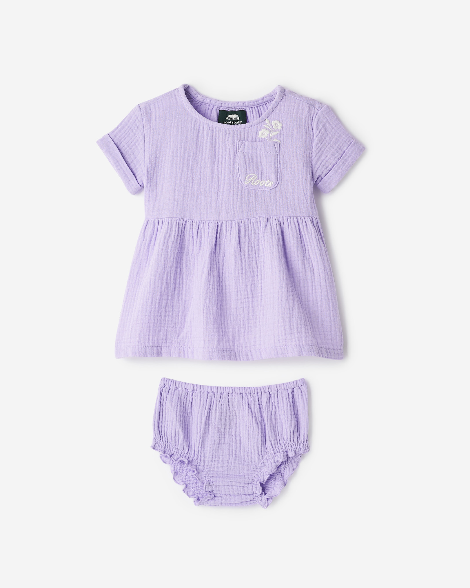 Baby Isla Pocket Dress - Lavender