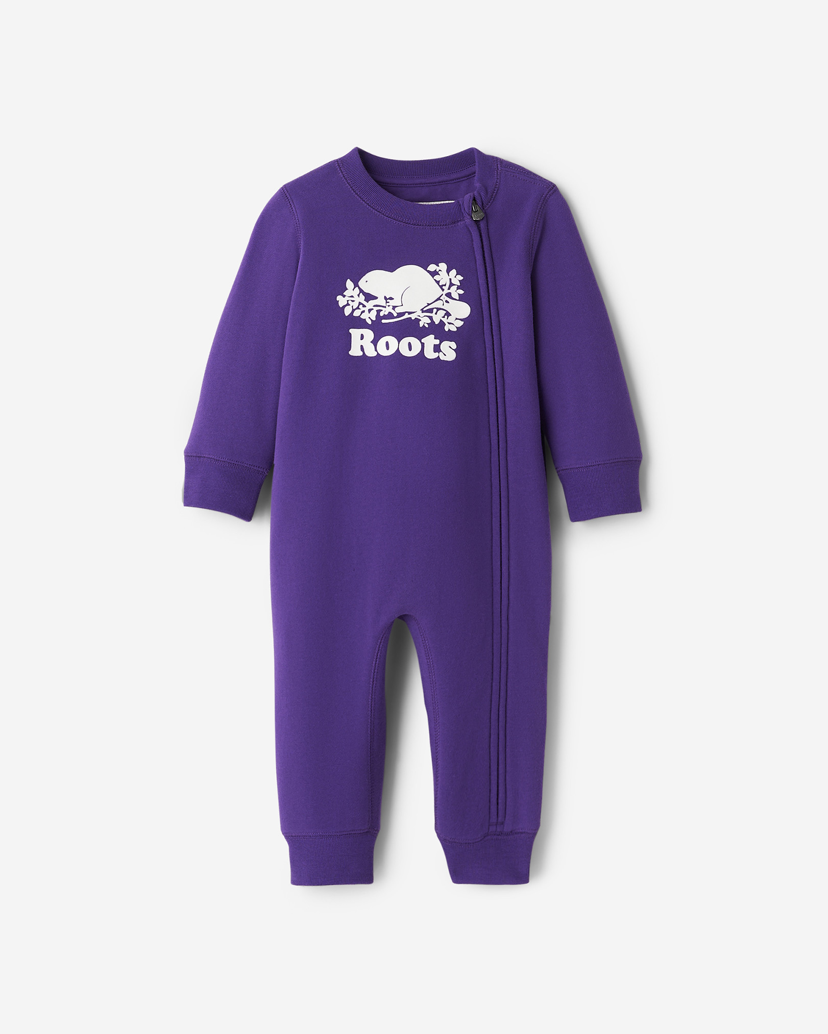 Baby Organic Original Cooper Beaver Romper - Violet Sky Baby Organic Original Cooper Beaver Romper - Violet Sky