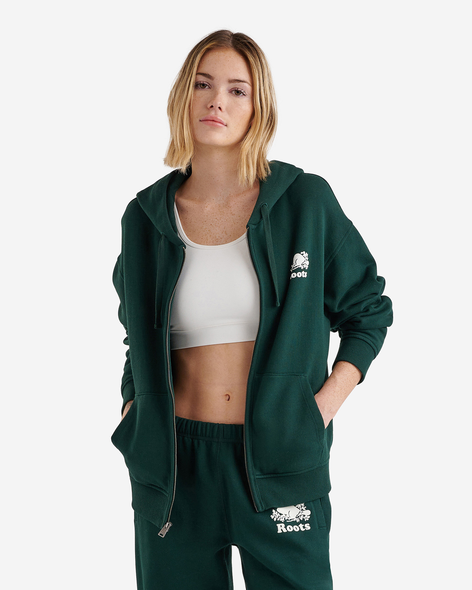 Restore Crop Tank - White