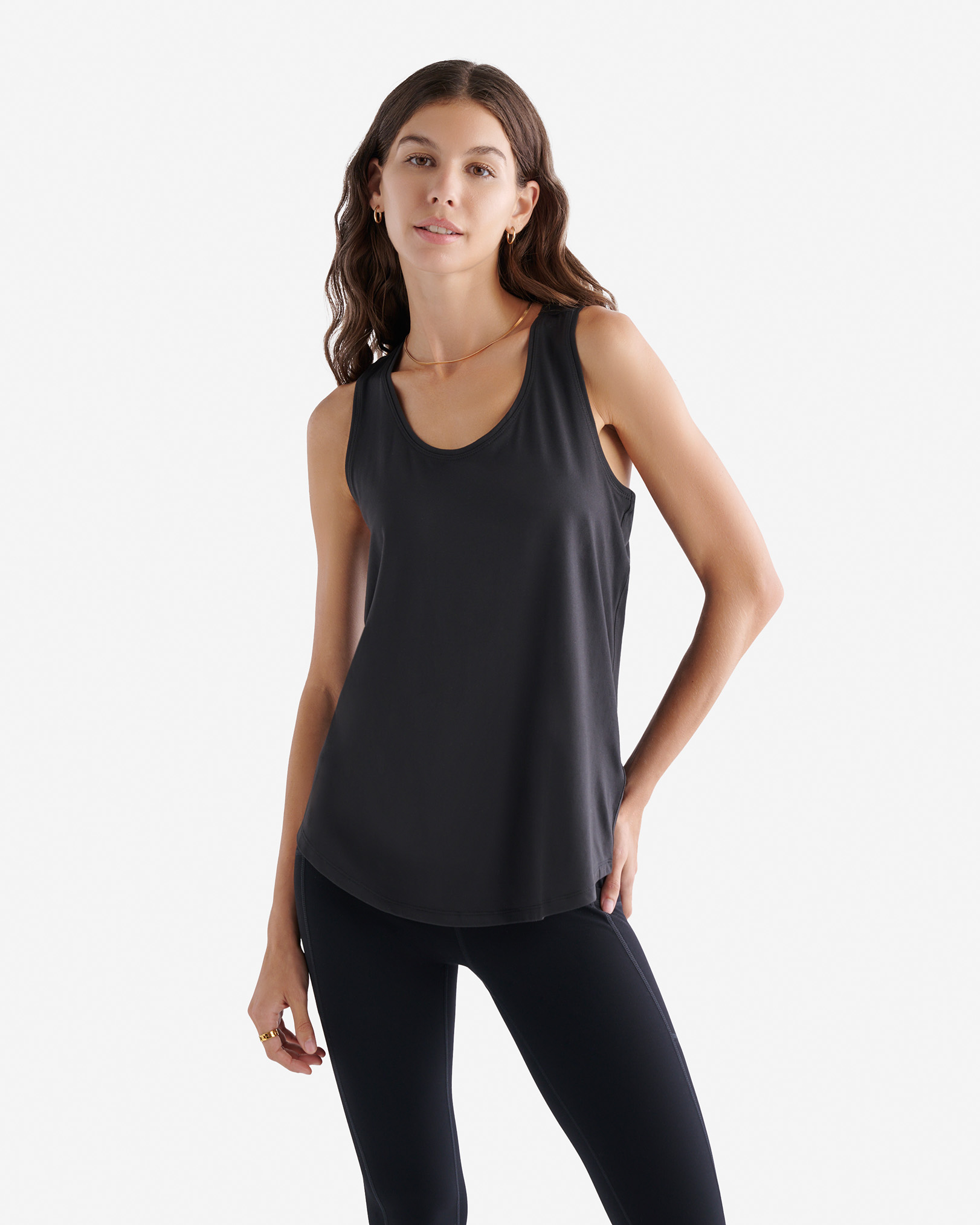 Renew Racer Tank - Black