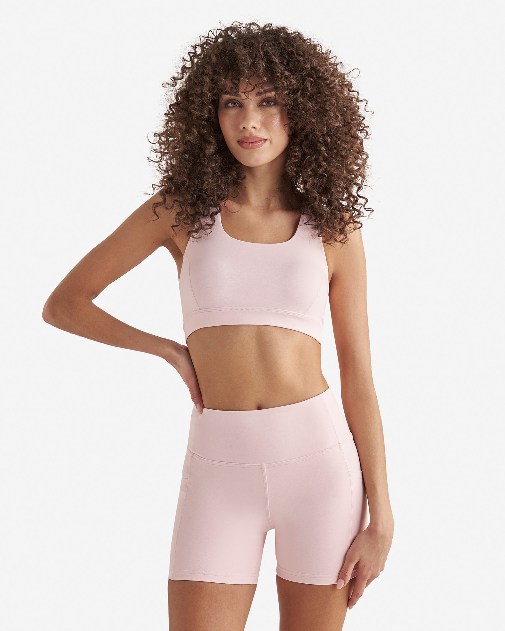Restore Stretch Sports Bra - Pink Salt Restore Stretch Sports Bra - Pink Salt