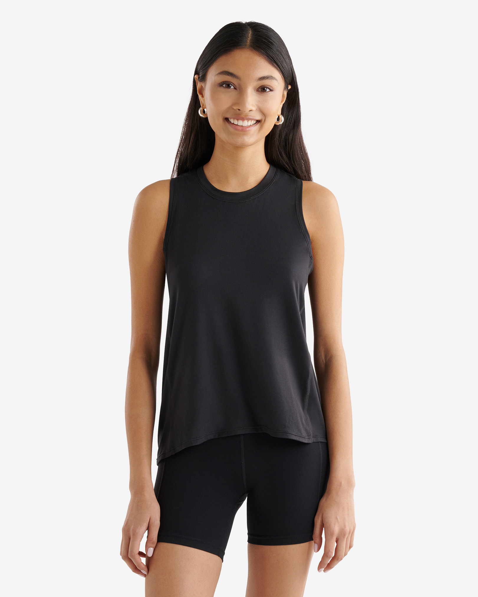 Renew Knit Racer Tank 2.0 - Black