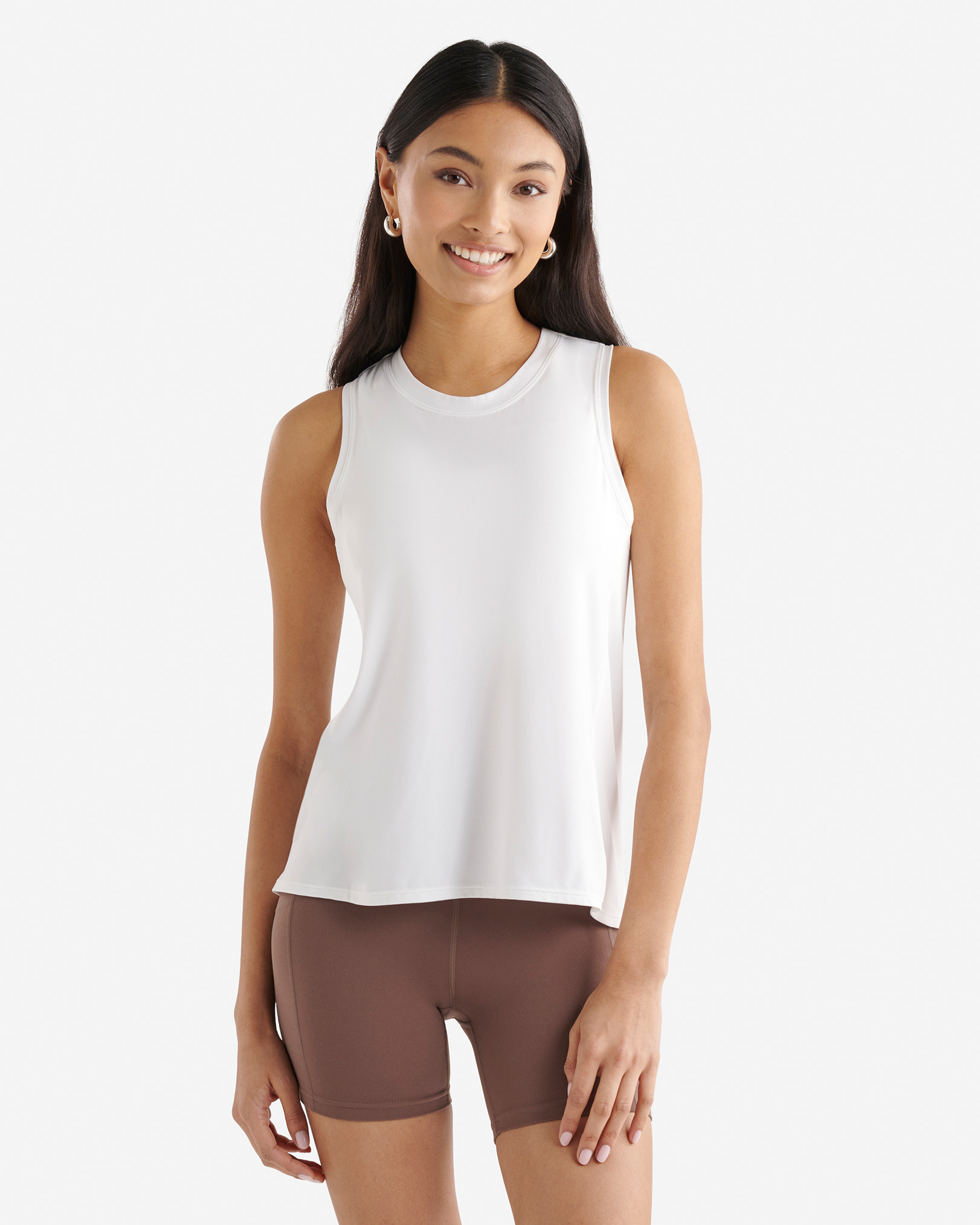 Renew Knit Racer Tank 2.0 - White
