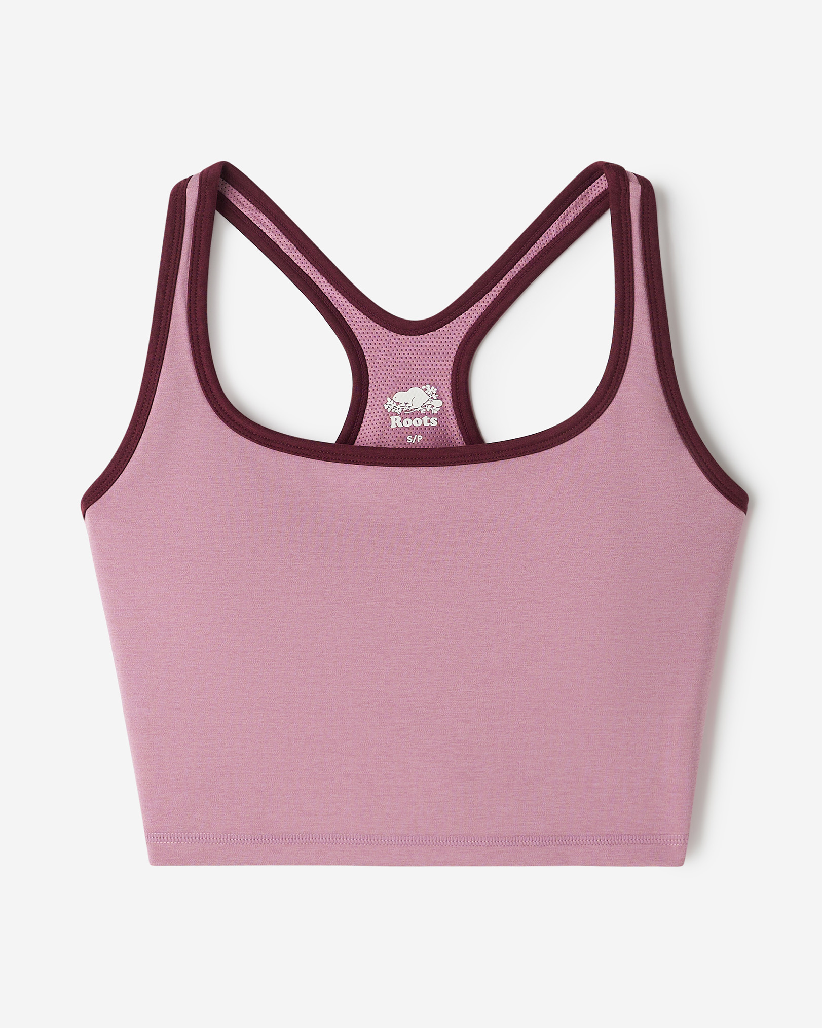 Active Knit Cropped Tank - Dusky Plum Mix Active Knit Cropped Tank - Dusky Plum Mix