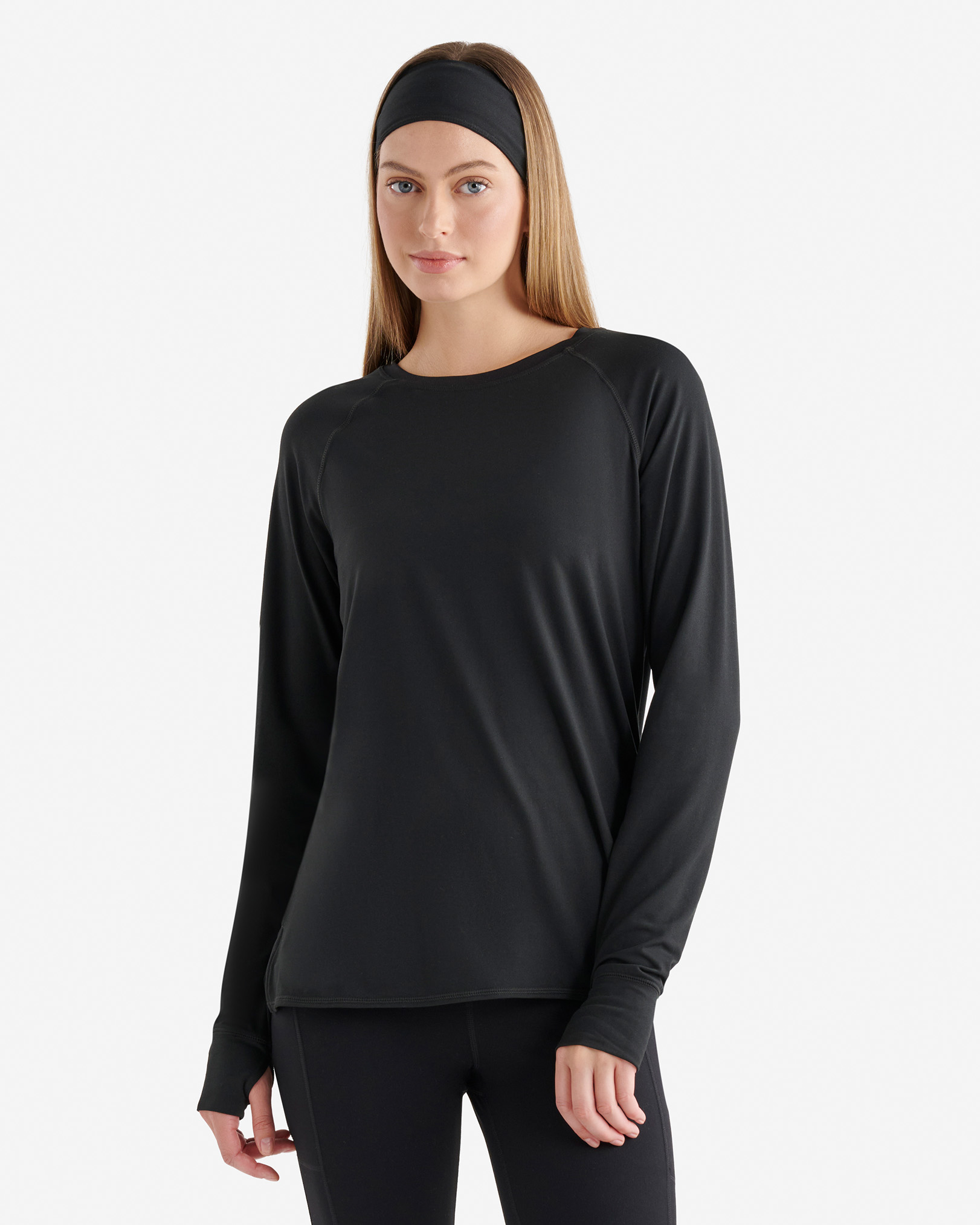Renew Knit Long Sleeve Top 2.0 - Black
