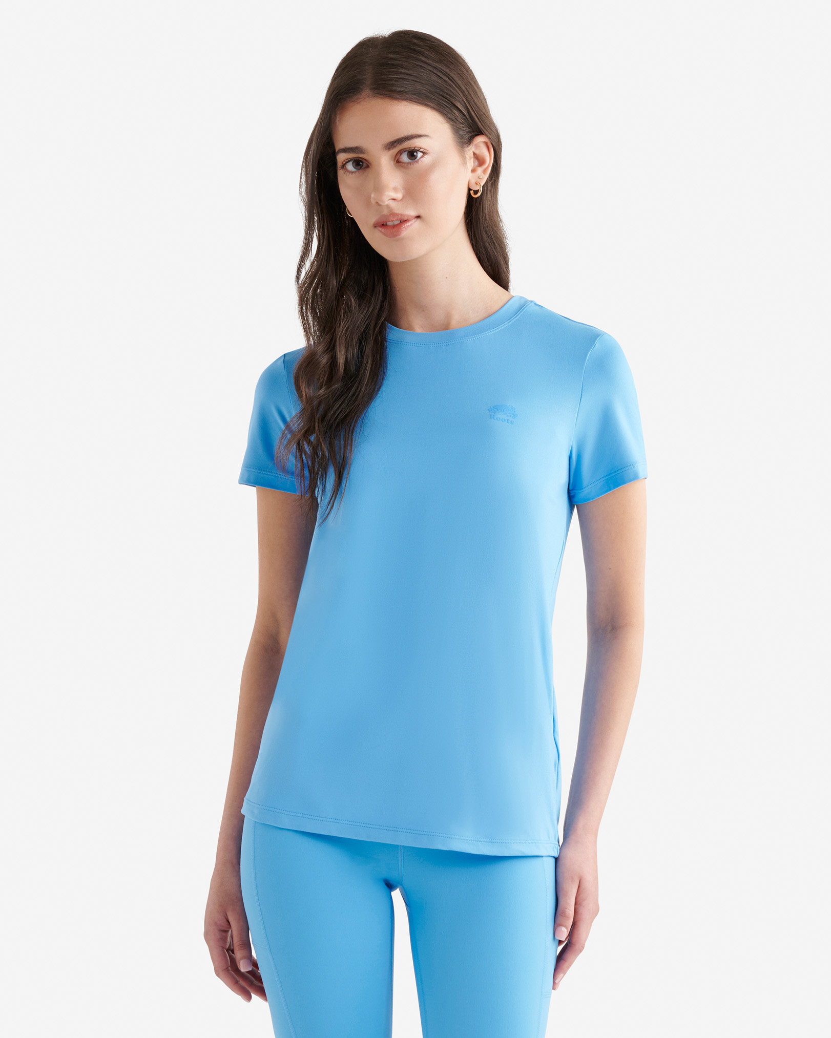 Renew Knit Short Sleeve Top - Louis Blue