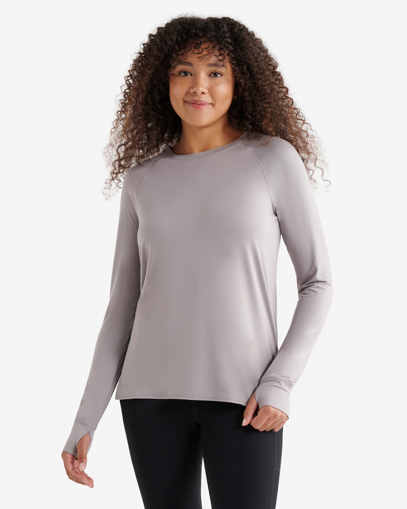 Renew Knit Long Sleeve Top 2.0 - Gull Grey
