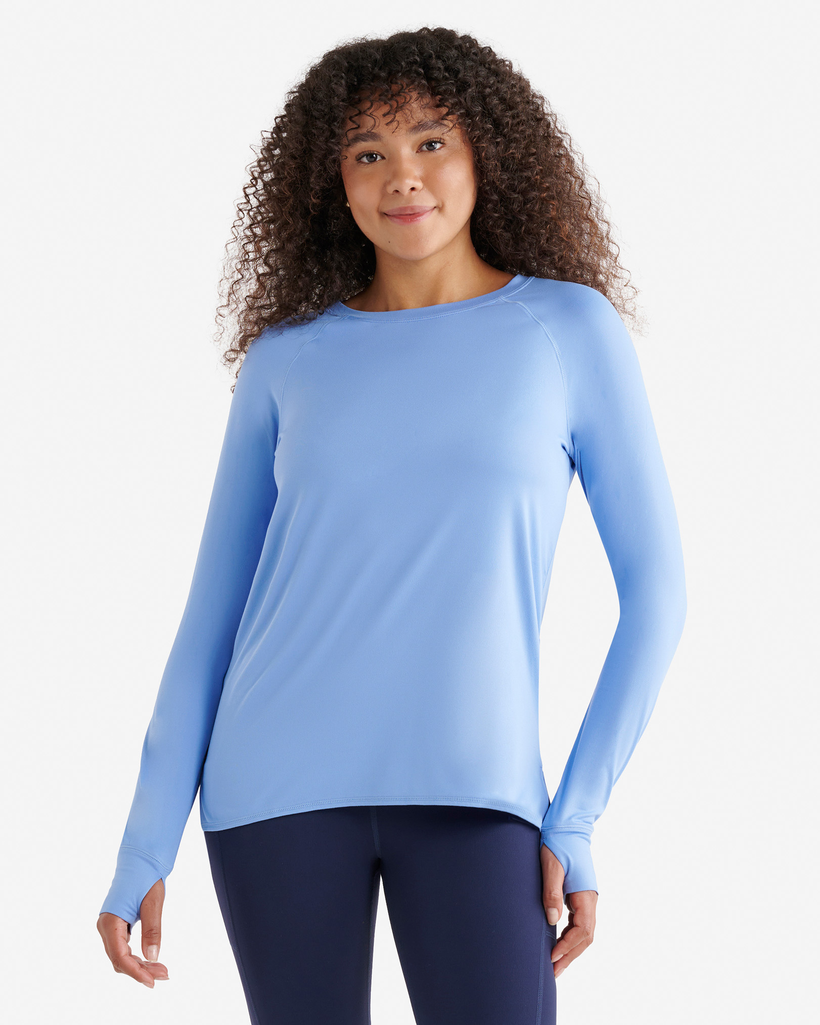 Renew Knit Long Sleeve Top 2.0 - Feather Blue