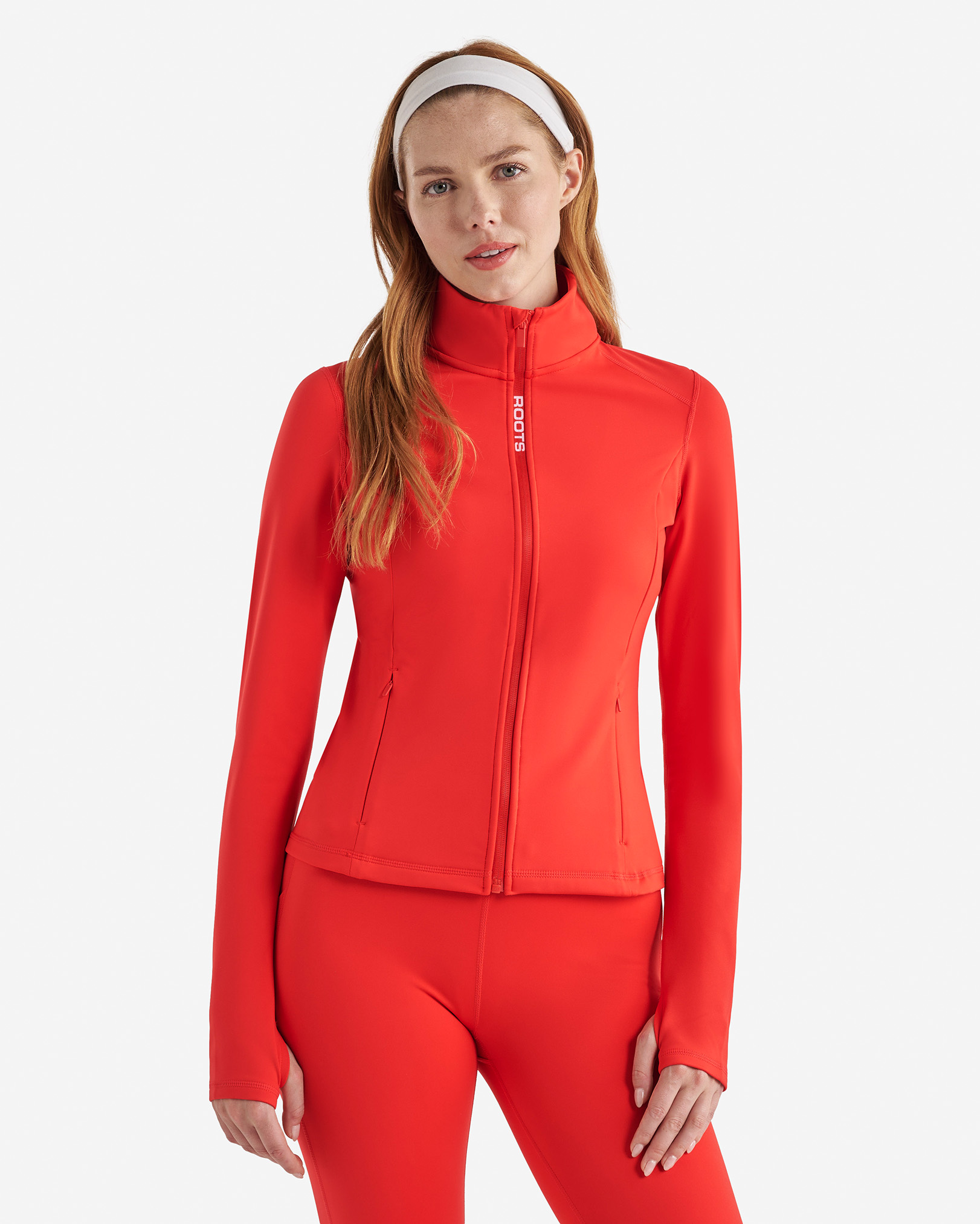 Active Warm Full Zip Jacket - Cherry Burst