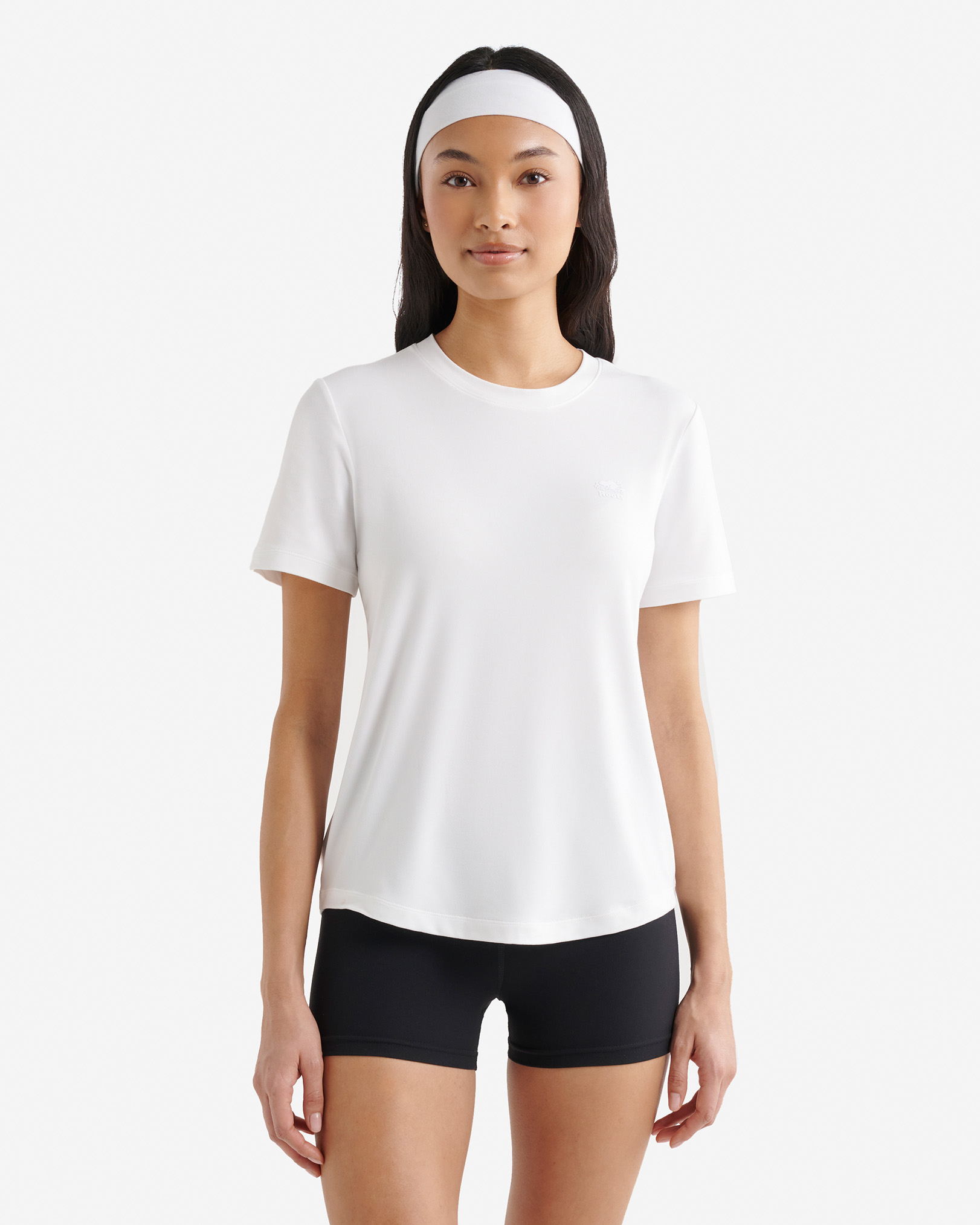 Renew Knit Classic Short Sleeve Top - White