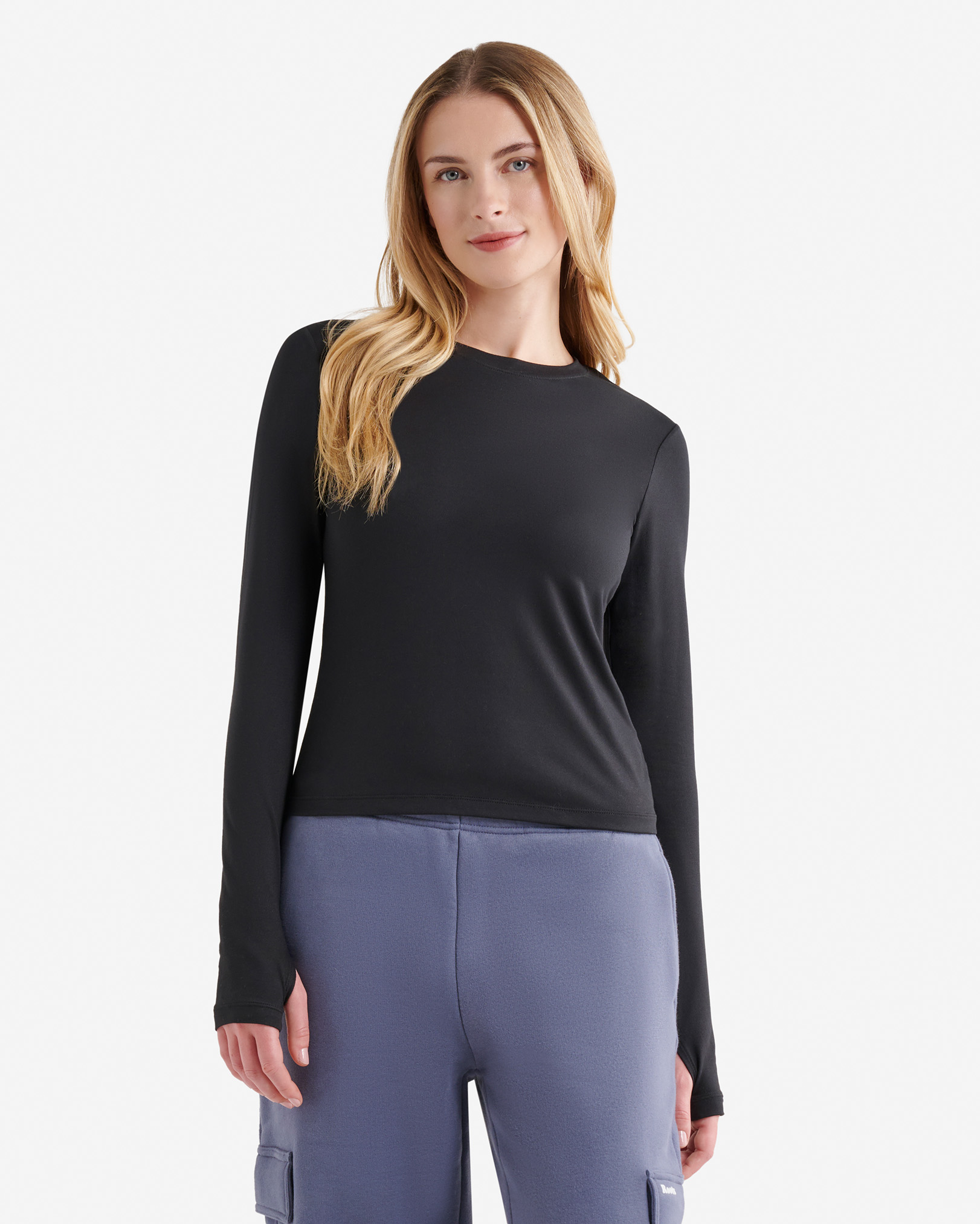 Renew Knit Long Sleeve Top - Black Renew Knit Long Sleeve Top - Black