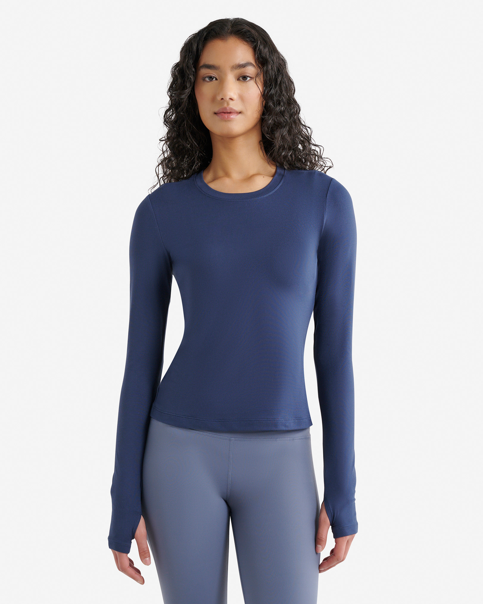 Renew Knit Long Sleeve Top - Nightfall Blue Renew Knit Long Sleeve Top - Nightfall Blue