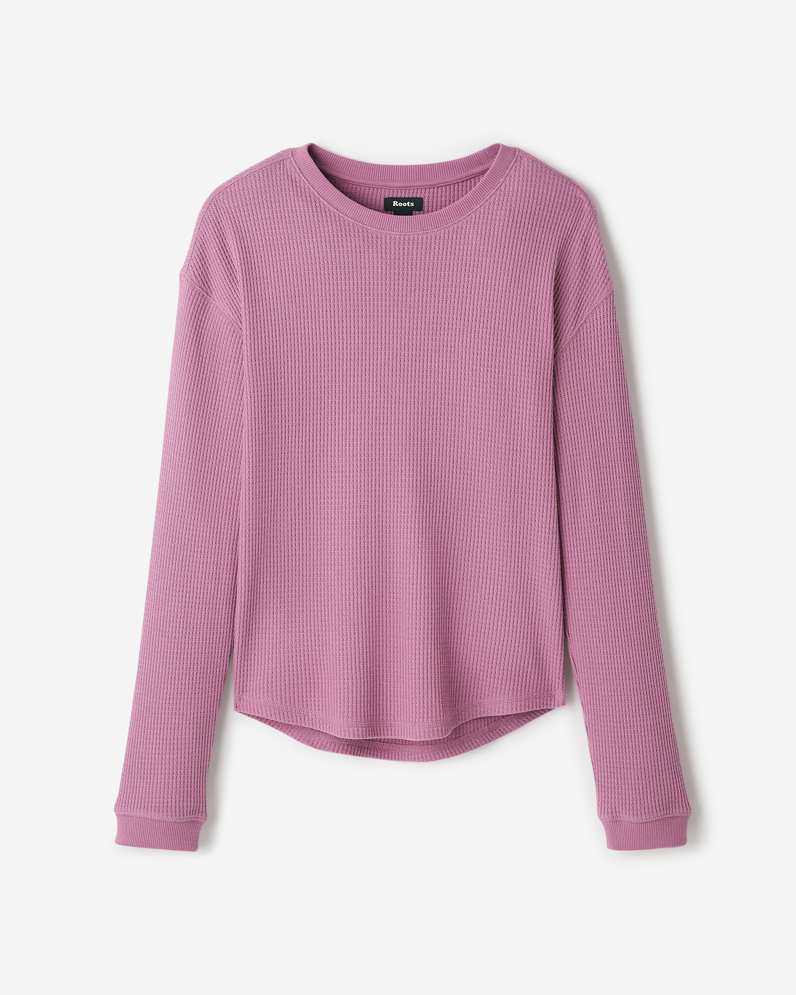 Waffle Long Sleeve Top - Dusky Plum Waffle Long Sleeve Top - Dusky Plum