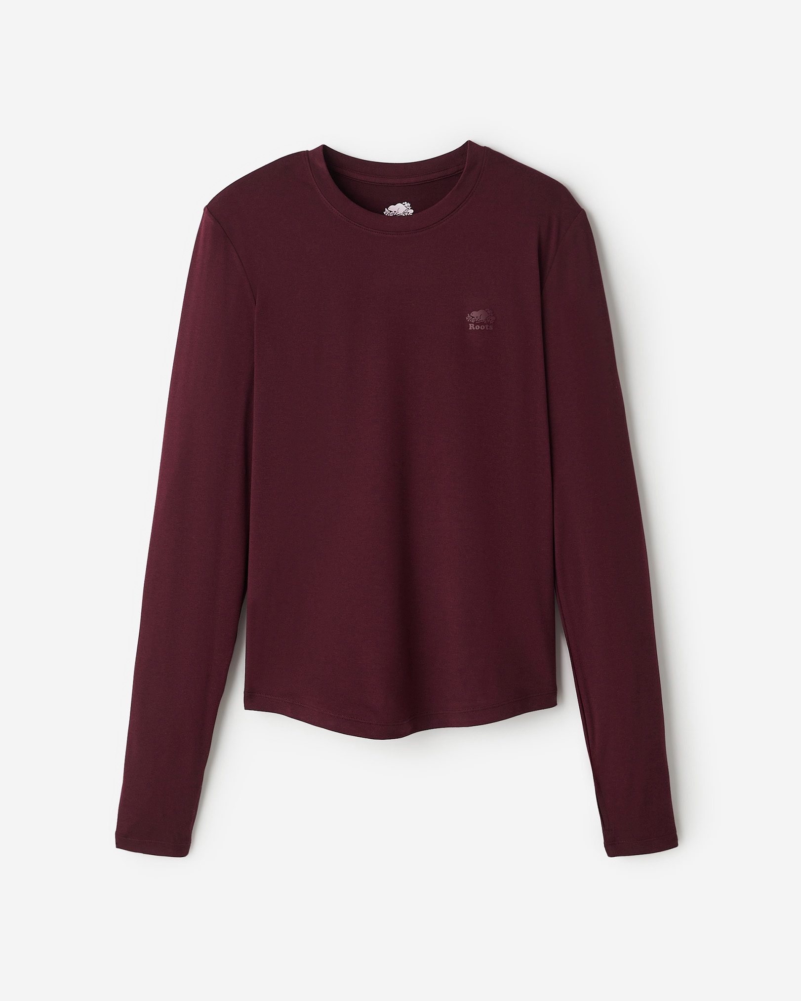 Renew Knit Classic Long Sleeve Top - Maroon Fig Mix Renew Knit Classic Long Sleeve Top - Maroon Fig Mix