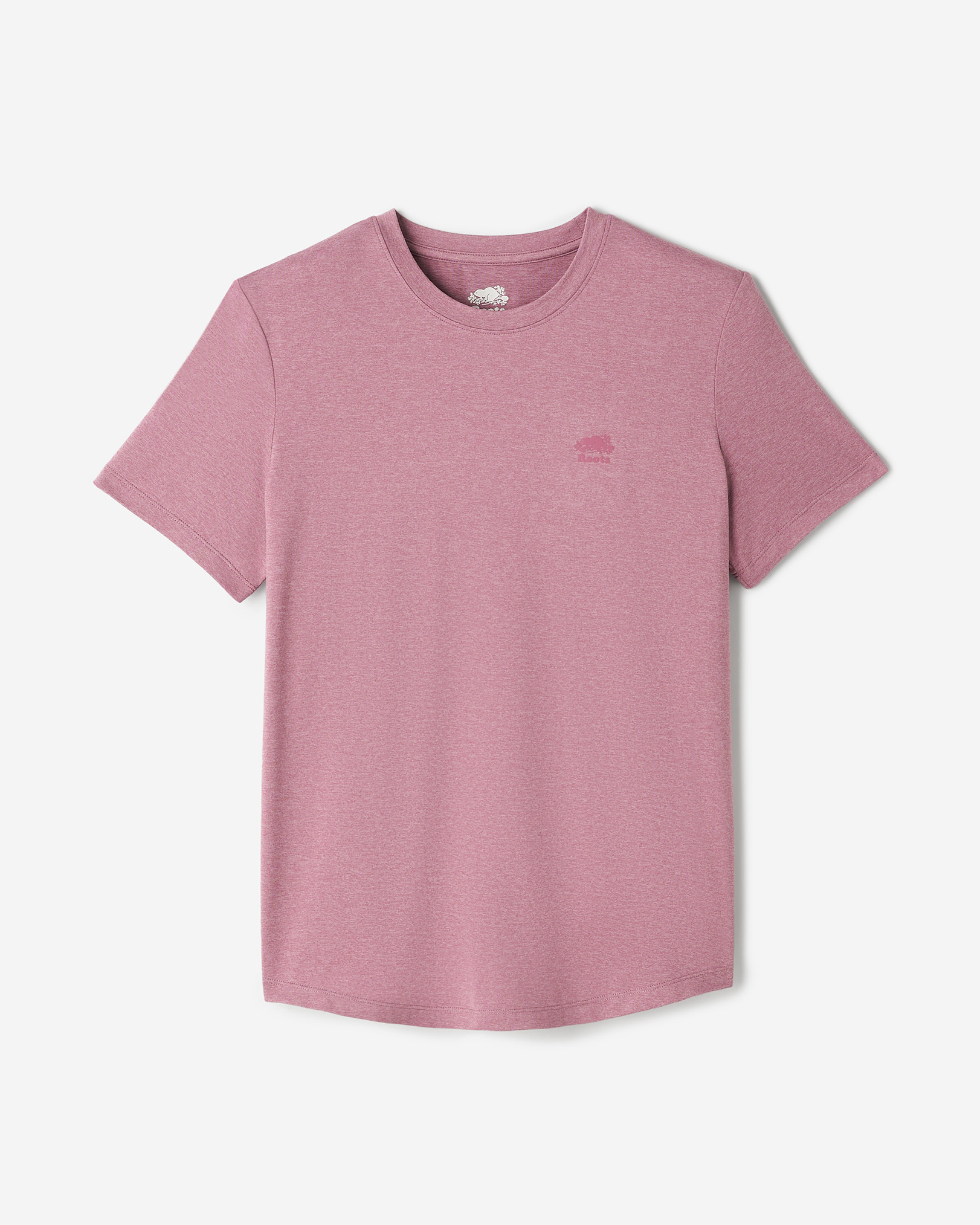 Renew Knit Classic Short Sleeve Top - Dusky Plum Mix Renew Knit Classic Short Sleeve Top - Dusky Plum Mix